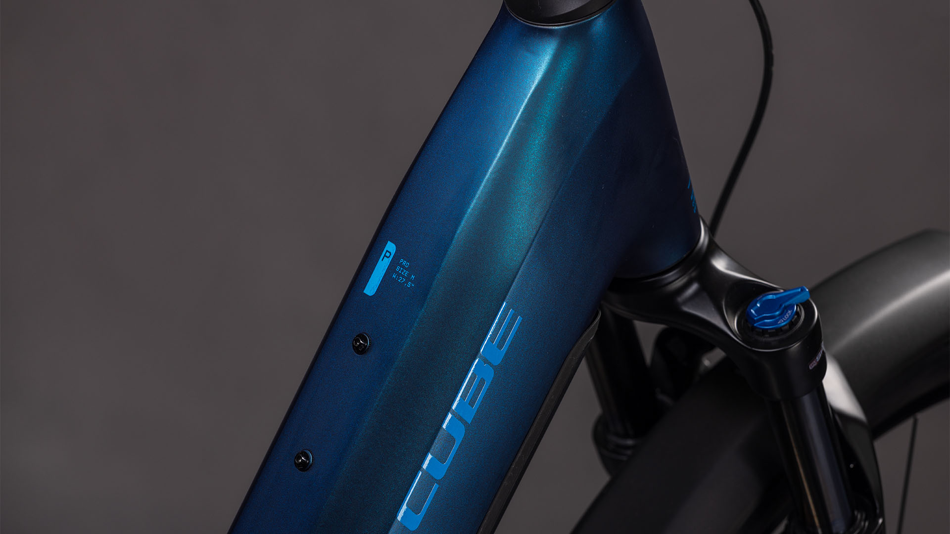 BICICLETA ELECTRICA CUBE REACTION HYBRID PRO 800 FE EASY ENTRY NEBULAR DAZZLE 2026 cadru S (16") - roti 27.5 [2]