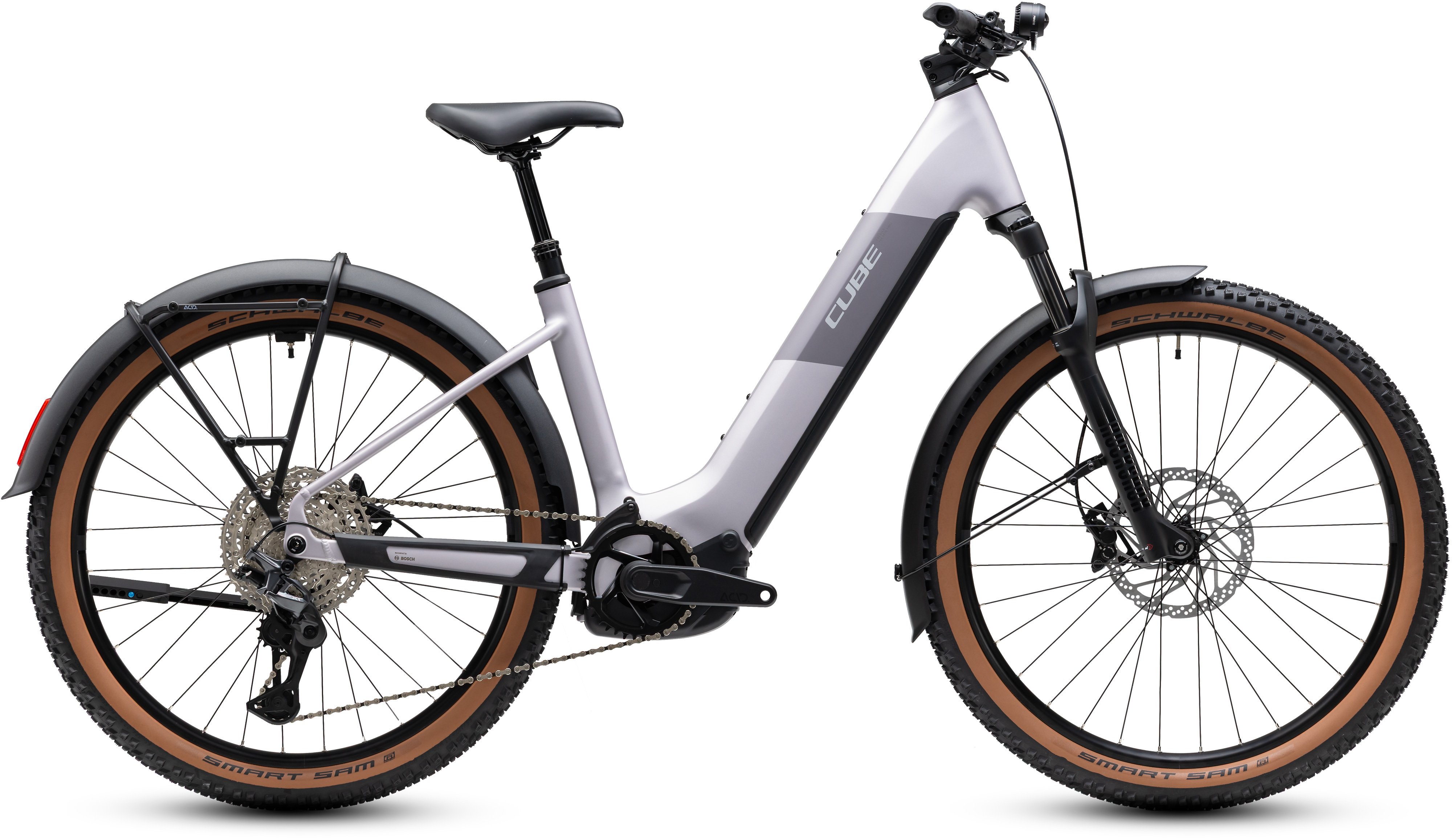 Ciclism - BICICLETA ELECTRICA CUBE REACTION HYBRID PRO 800 FE EASY ENTRY LILACBREEZE PRIZM 2027 L