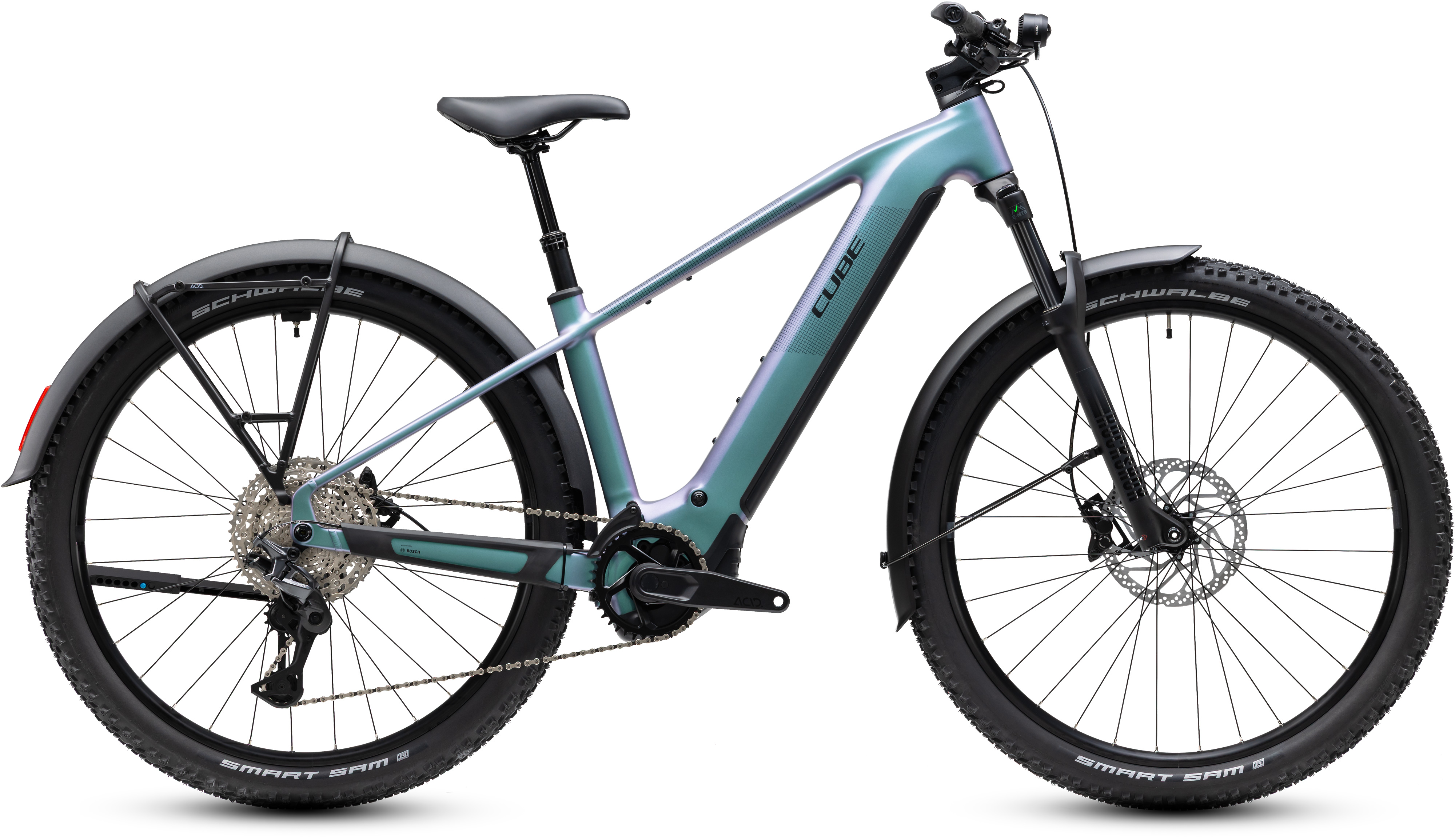 Ciclism - BICICLETA ELECTRICA CUBE REACTION HYBRID PRO 800 FE POLARLIGHT BLACK 2027 cadru M (18") - roti 29