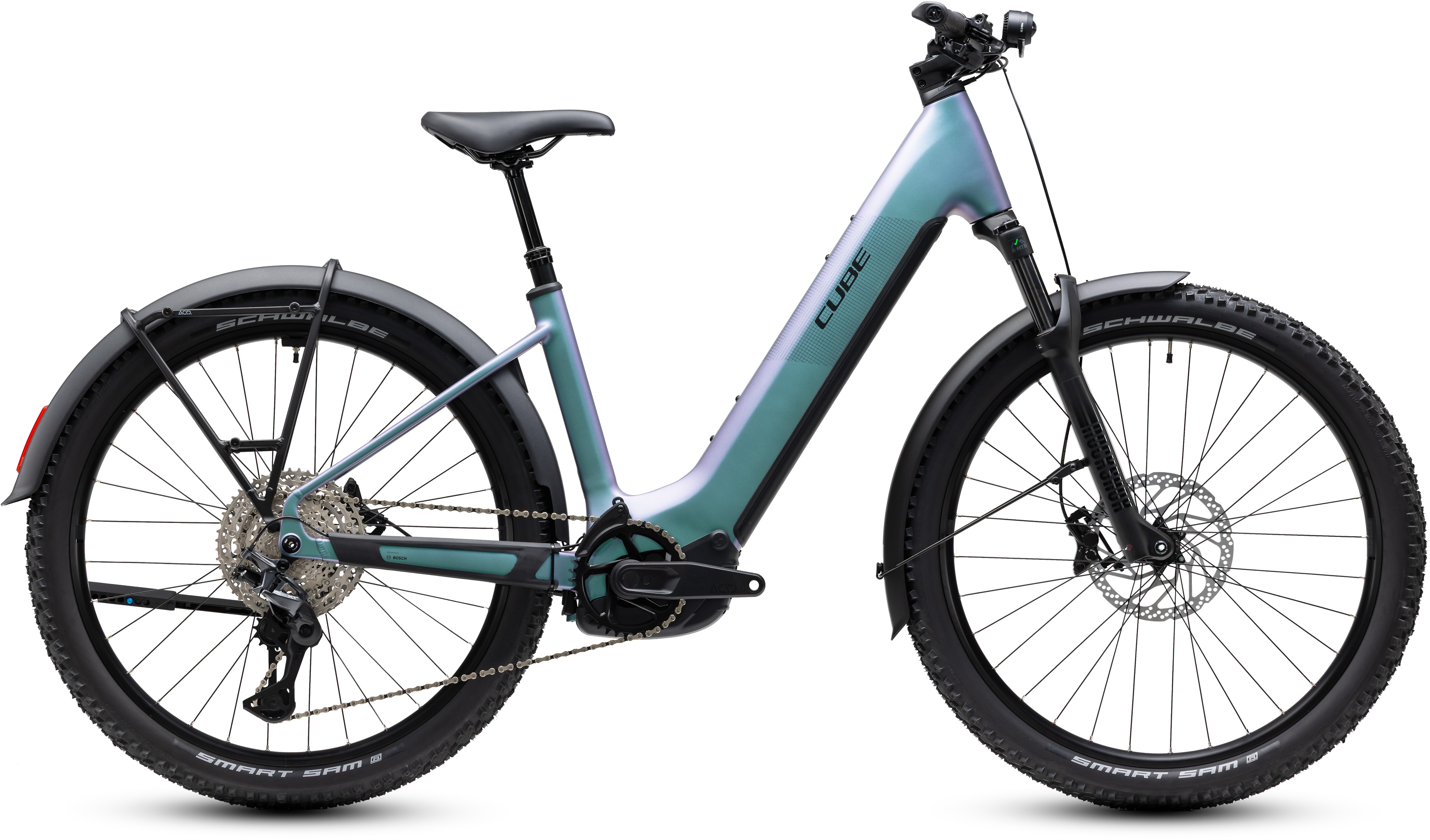 Ciclism - BICICLETA ELECTRICA CUBE REACTION HYBRID PRO 800 FE EASY ENTRY POLARLIGHT BLACK 2027 XL