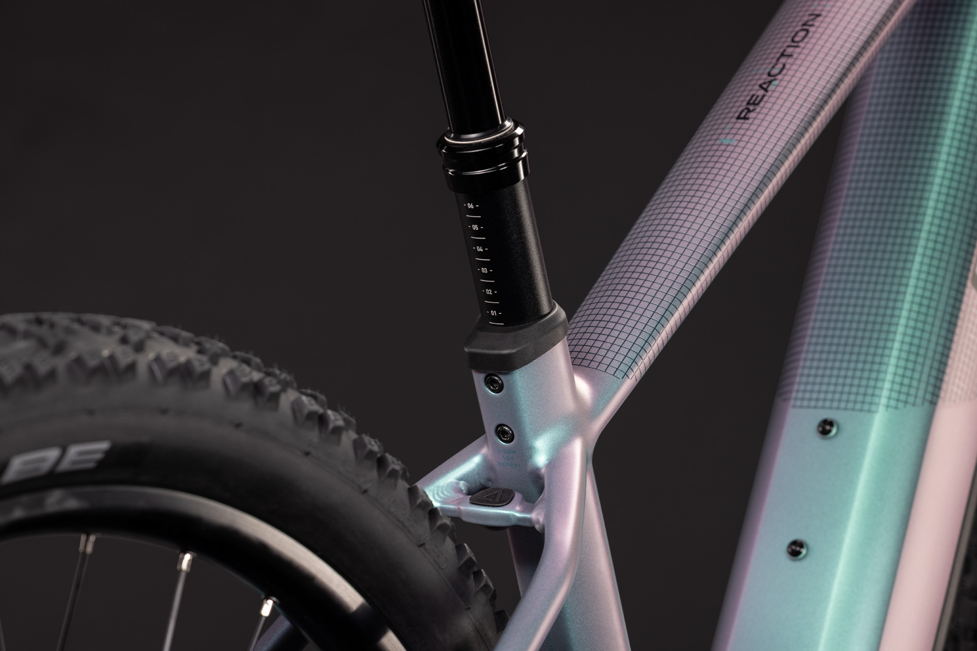 BICICLETA ELECTRICA CUBE REACTION HYBRID PRO 800 POLARLIGHT BLACK 2027 cadru S (16") - roti 27.5 [3]