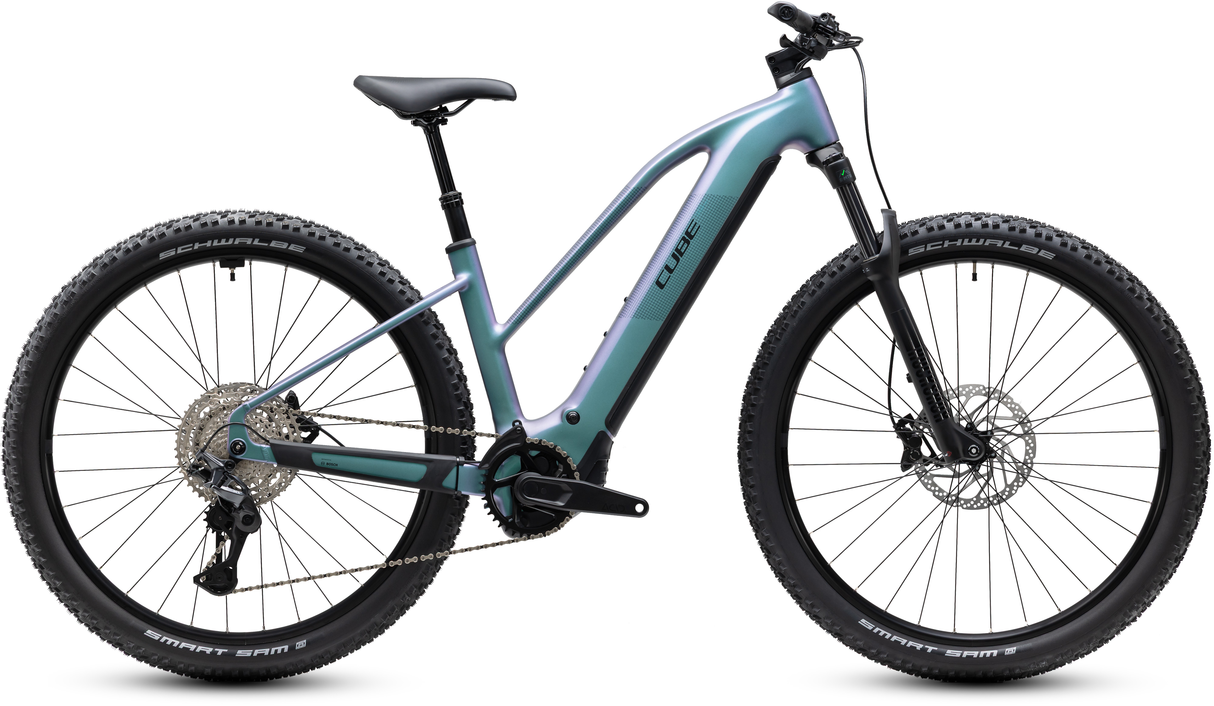 Ciclism - BICICLETA ELECTRICA CUBE REACTION HYBRID PRO 800 TRAPEZE POLARLIGHT BLACK 2027 cadru M (18") - roti 29