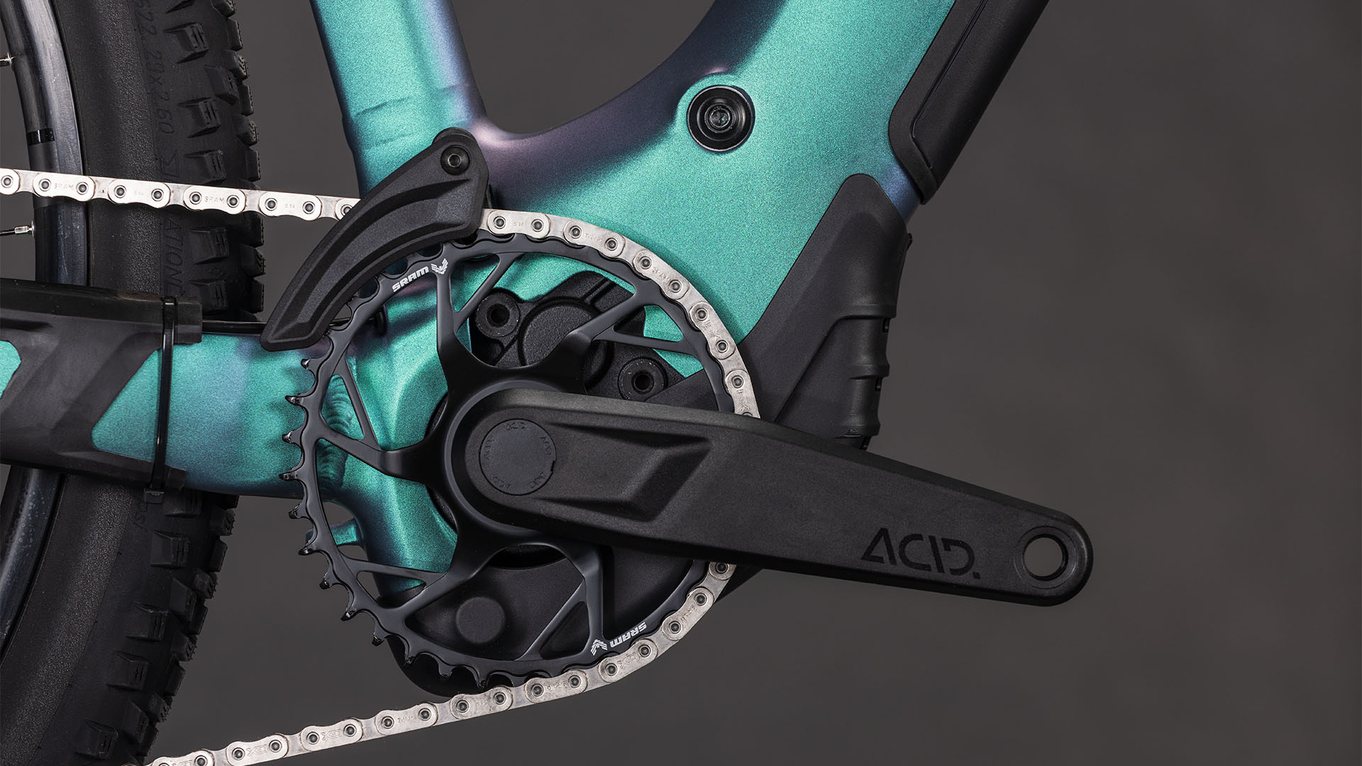 BICICLETA ELECTRICA CUBE REACTION HYBRID RACE 800 POLARLIGHT PRISM 2026 cadru M (18") - roti 29 [1]