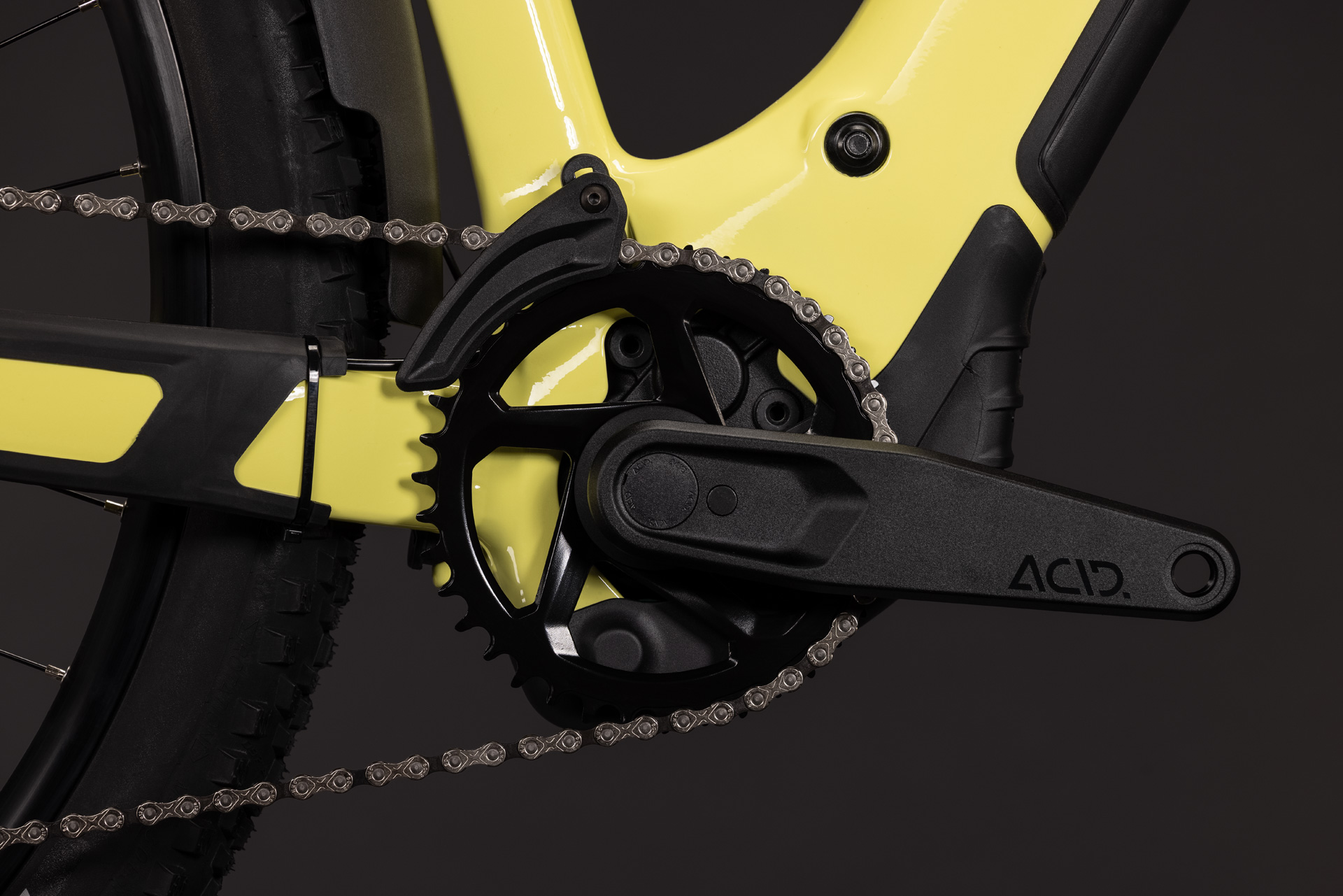 BICICLETA ELECTRICA CUBE REACTION HYBRID RACE 800 FE TRAPEZE BANANASPLIT BLACK 2027 cadru XL (22") - roti 29 [3]
