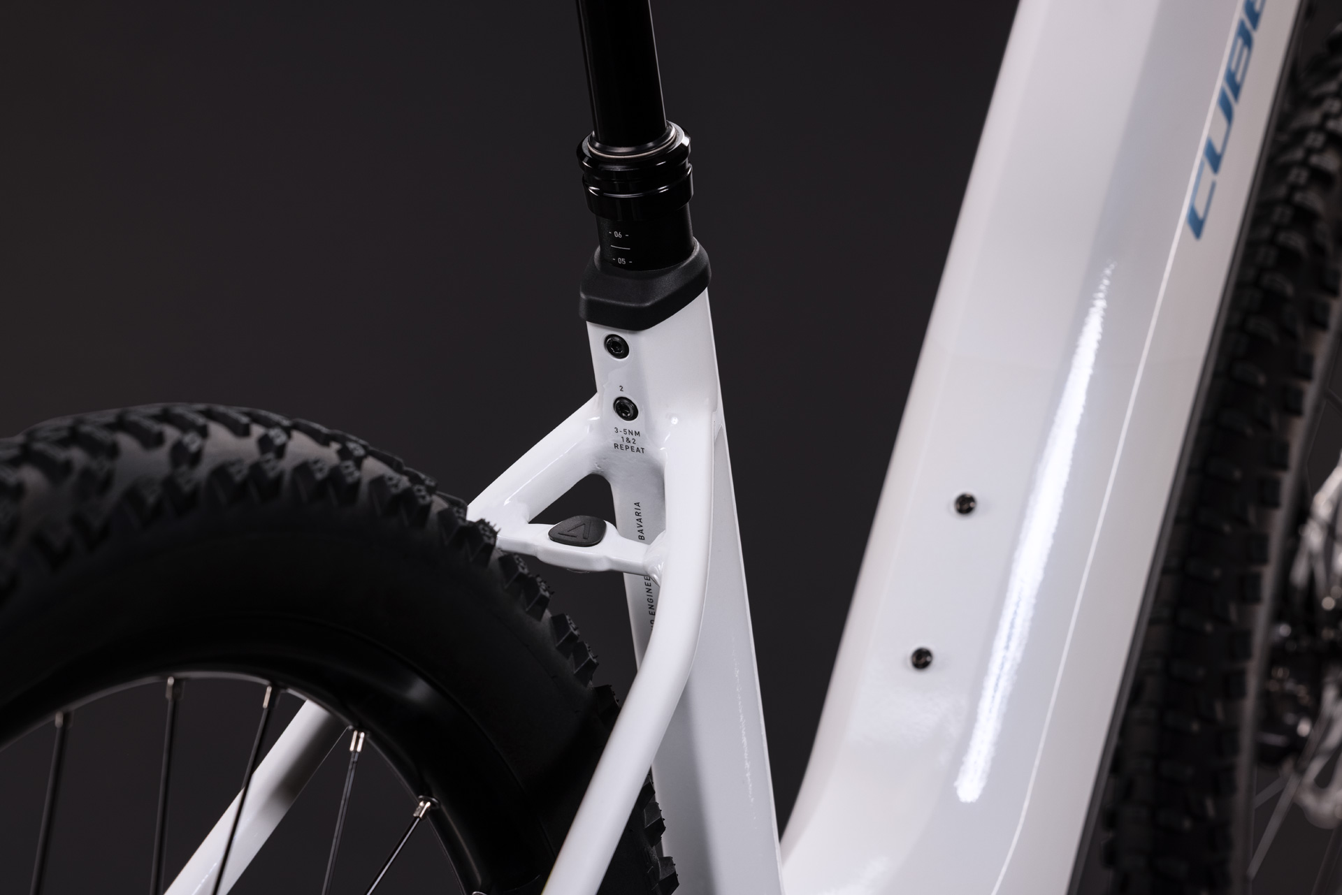 BICICLETA ELECTRICA CUBE REACTION HYBRID RACE 800 EASY ENTRY SNOW BLACK 2027 L [3]