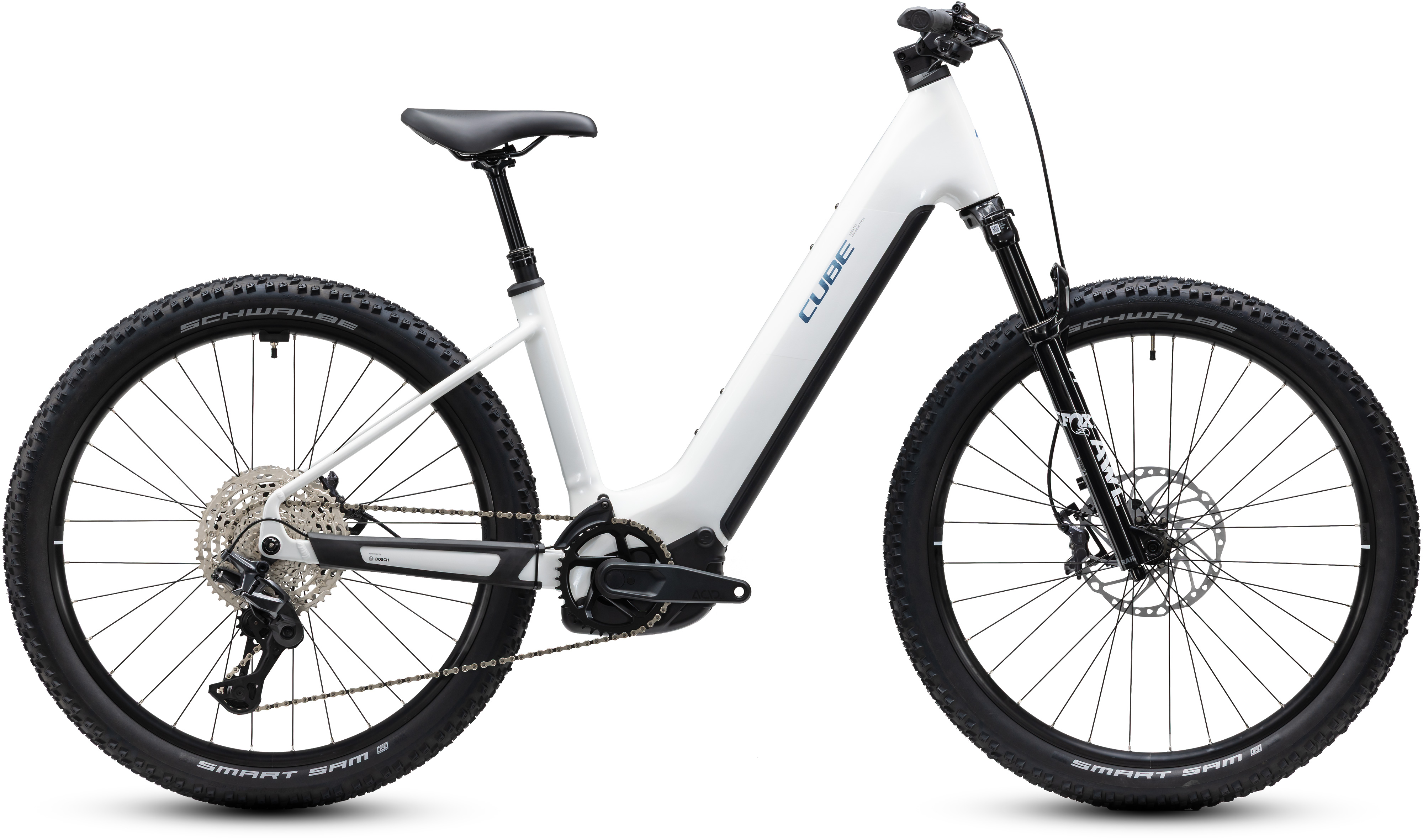 Ciclism - BICICLETA ELECTRICA CUBE REACTION HYBRID RACE 800 EASY ENTRY SNOW BLACK 2027 L