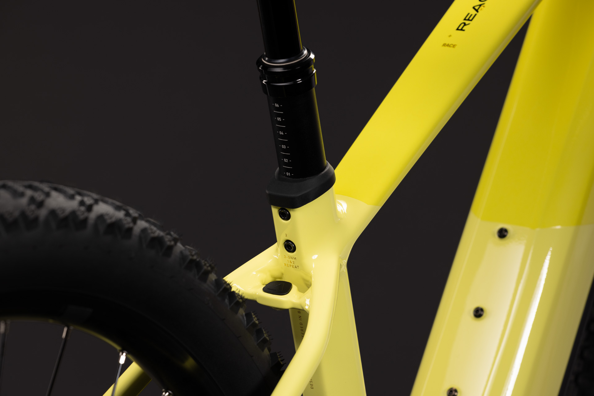 BICICLETA ELECTRICA CUBE REACTION HYBRID RACE 800 BANANASPLIT BLACK 2027 cadru M (18") - roti 29 [3]