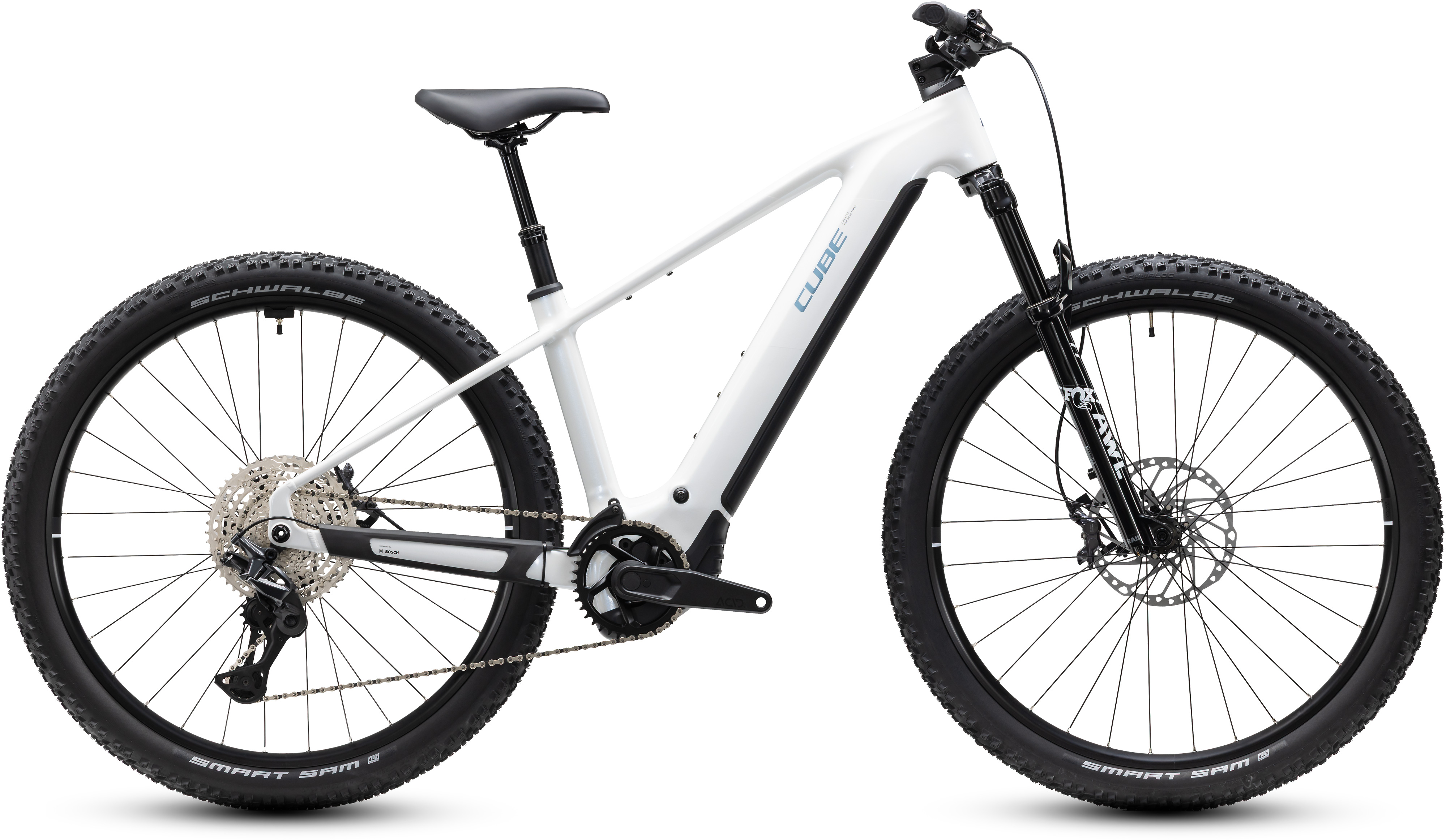 Ciclism - BICICLETA ELECTRICA CUBE REACTION HYBRID RACE 800 SNOW BLACK 2027 cadru L (20") - roti 29