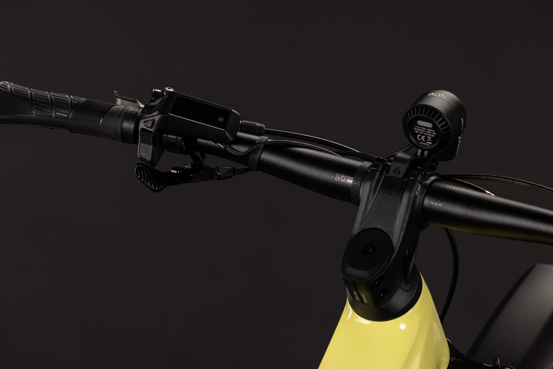 BICICLETA ELECTRICA CUBE REACTION HYBRID RACE 800 FE TRAPEZE BANANASPLIT BLACK 2027 cadru XL (22") - roti 29 [1]