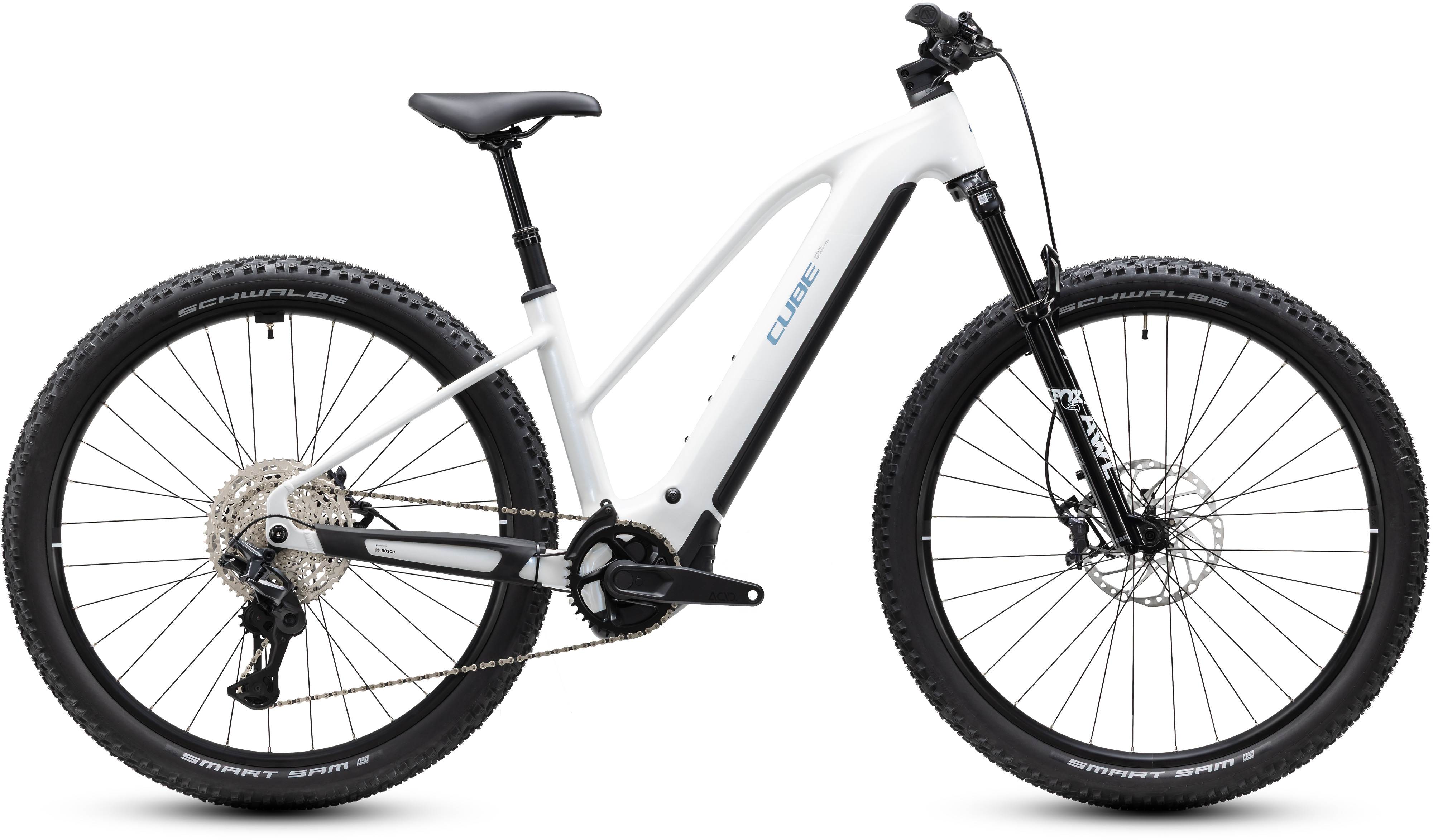Ciclism - BICICLETA ELECTRICA CUBE REACTION HYBRID RACE 800 TRAPEZE SNOW BLACK 2027 cadru XL (22") - roti 29