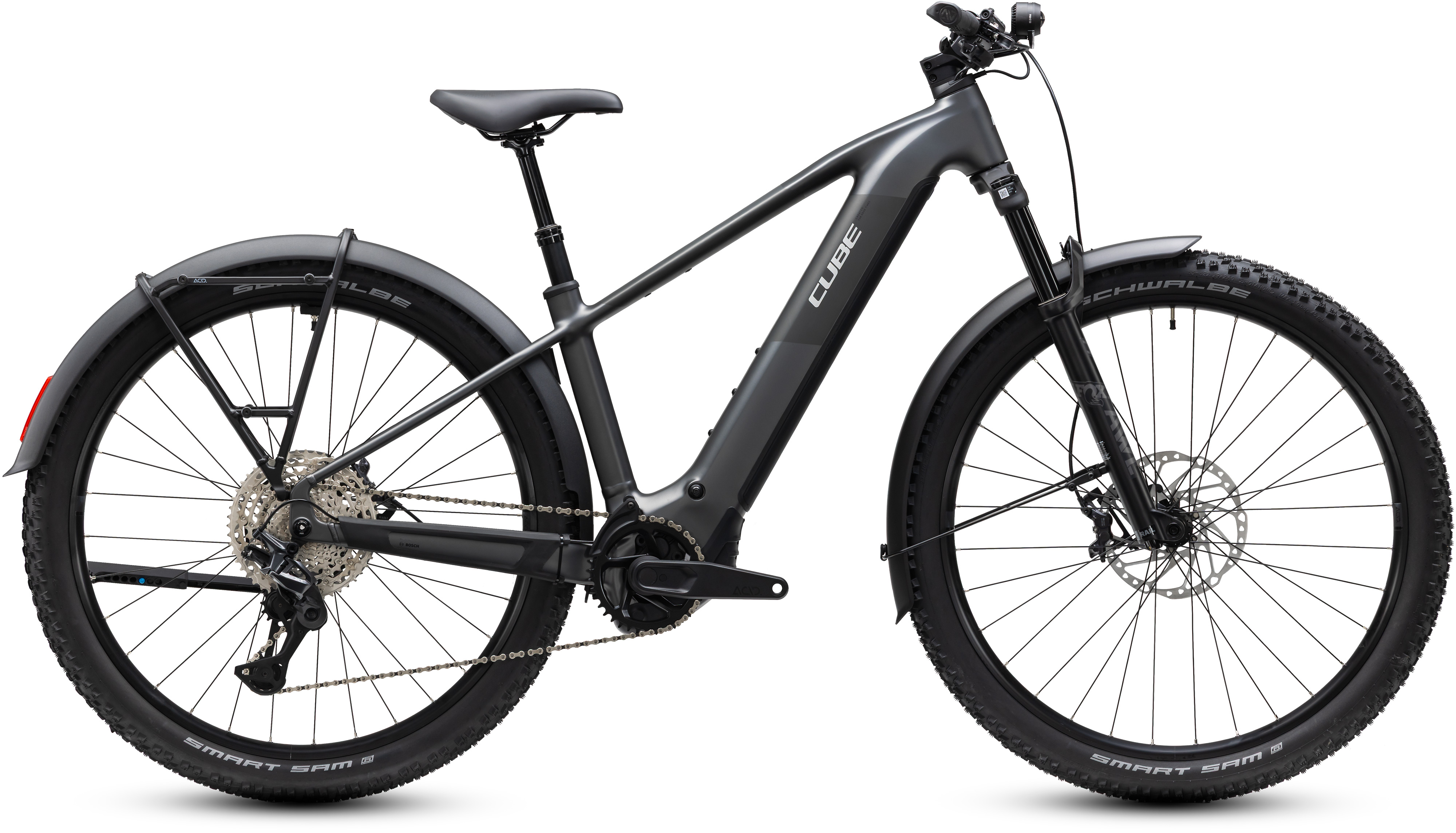 Ciclism - BICICLETA ELECTRICA CUBE REACTION HYBRID RACE 800 FE SLABGREY CHROME 2027 cadru XXL (23") - roti 29