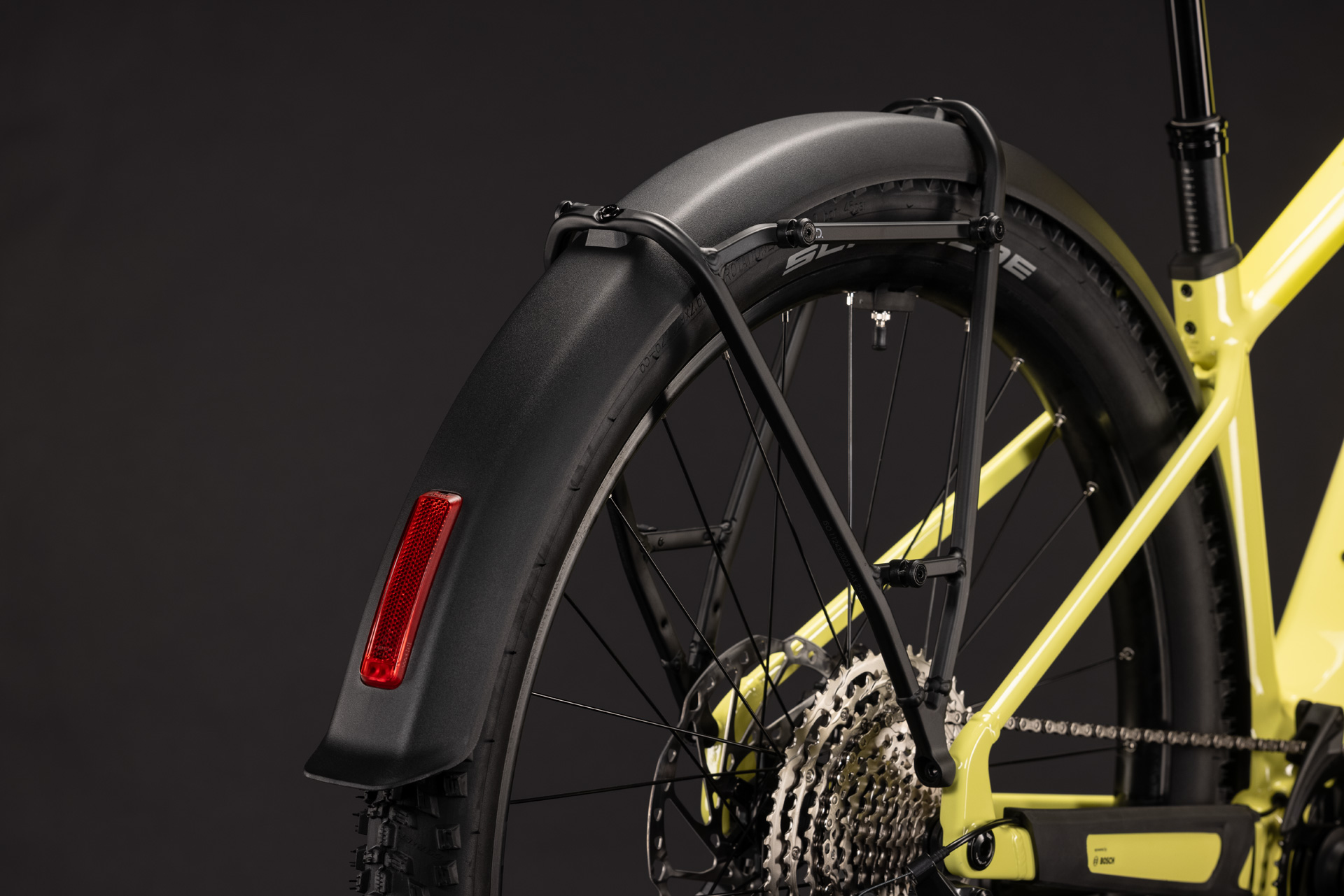 BICICLETA ELECTRICA CUBE REACTION HYBRID RACE 800 FE BANANASPLIT BLACK 2027 cadru M (18") - roti 29 [4]