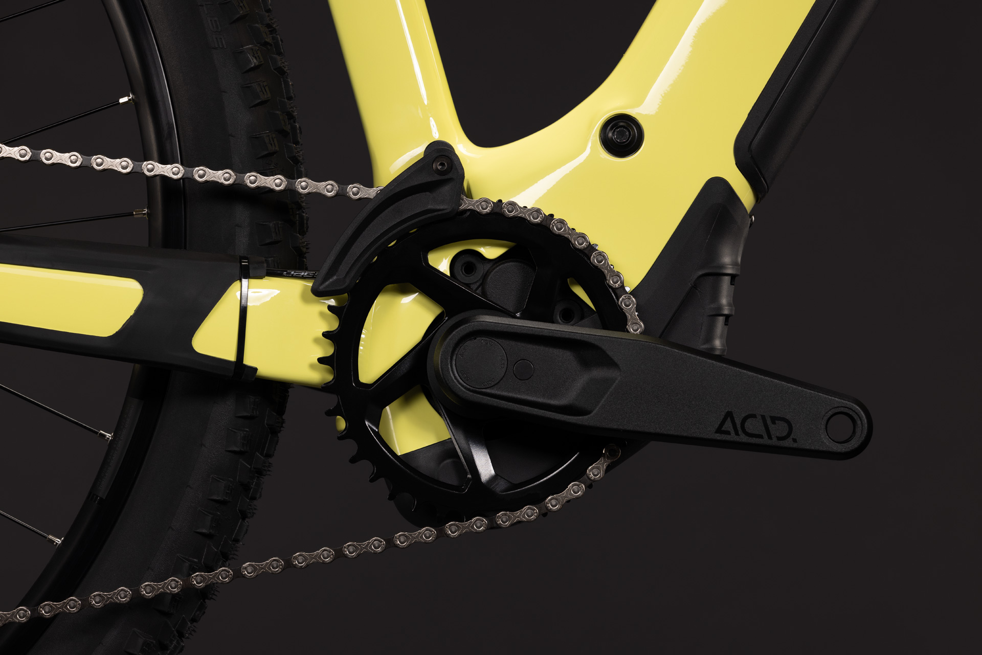 BICICLETA ELECTRICA CUBE REACTION HYBRID RACE 800 BANANASPLIT BLACK 2027 cadru M (18") - roti 29 [4]