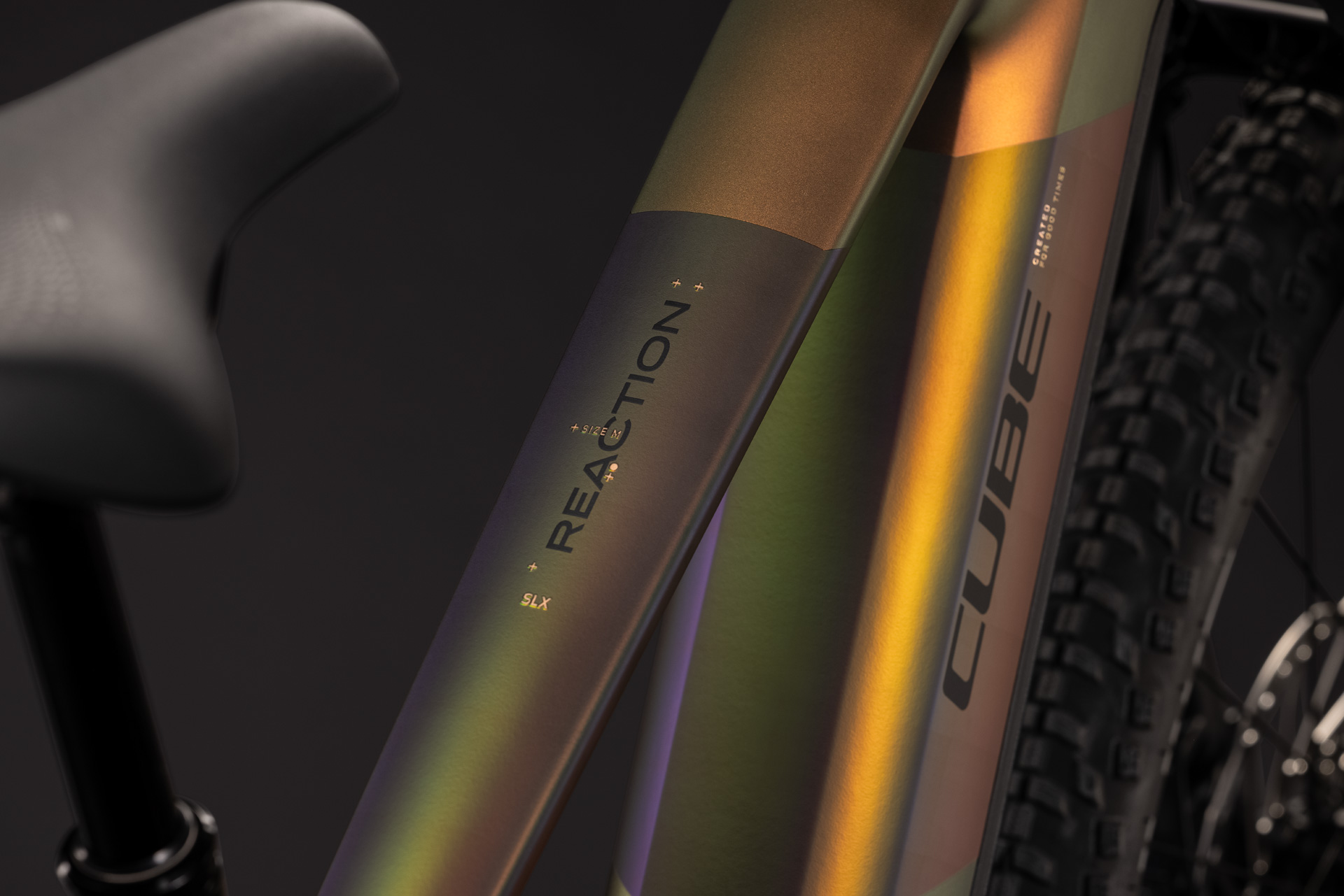 BICICLETA ELECTRICA CUBE REACTION HYBRID SLX 800 AUTUMN BLACK 2027 cadru XXL (23") - roti 29 [2]