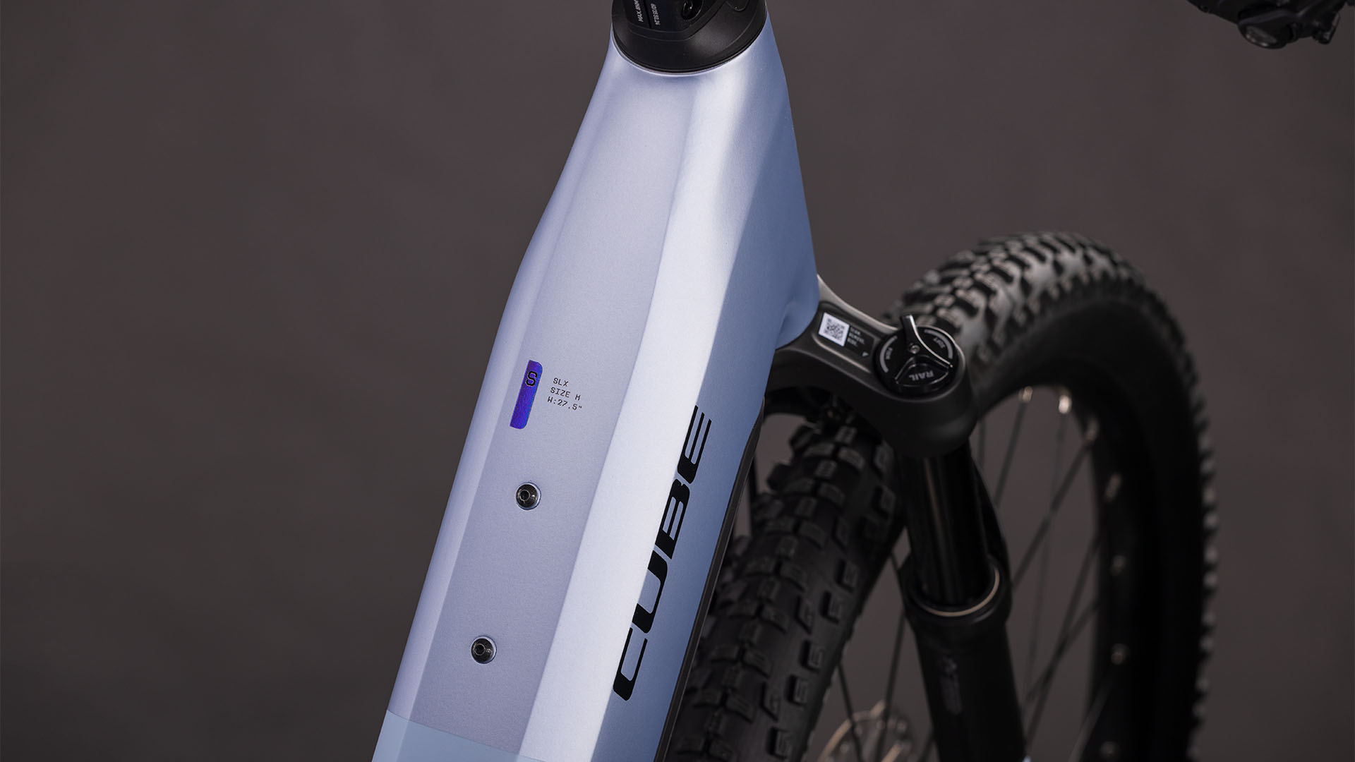 BICICLETA ELECTRICA CUBE REACTION HYBRID SLX 800 EASY ENTRY GAUZEGREY ICEBLUE 2026 cadru M (18") - roti 29 [1]