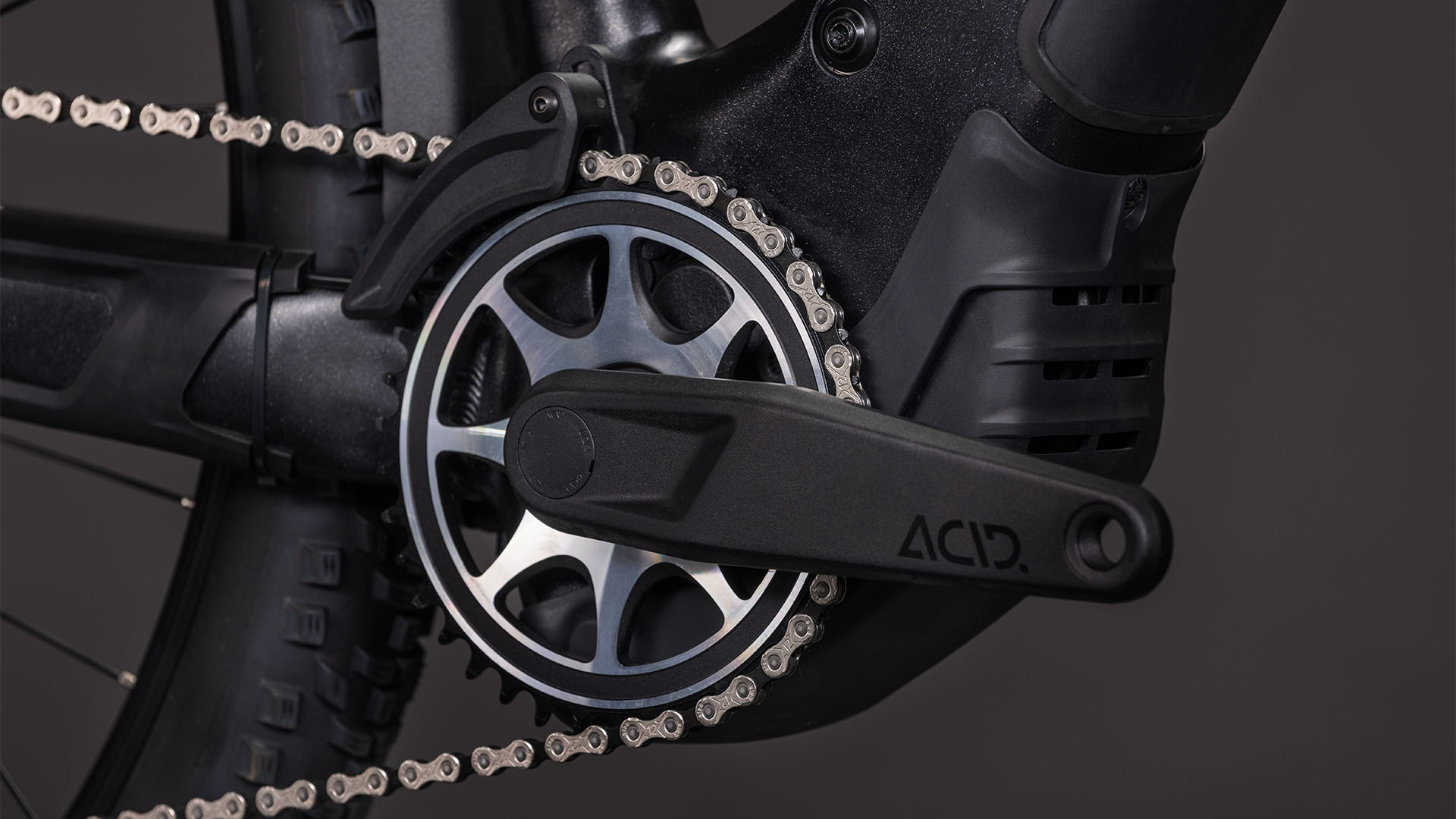 BICICLETA ELECTRICA CUBE REACTION HYBRID SLX 800 FE SILVERDUST CHROME 2026 cadru XL (22") - roti 29 [4]