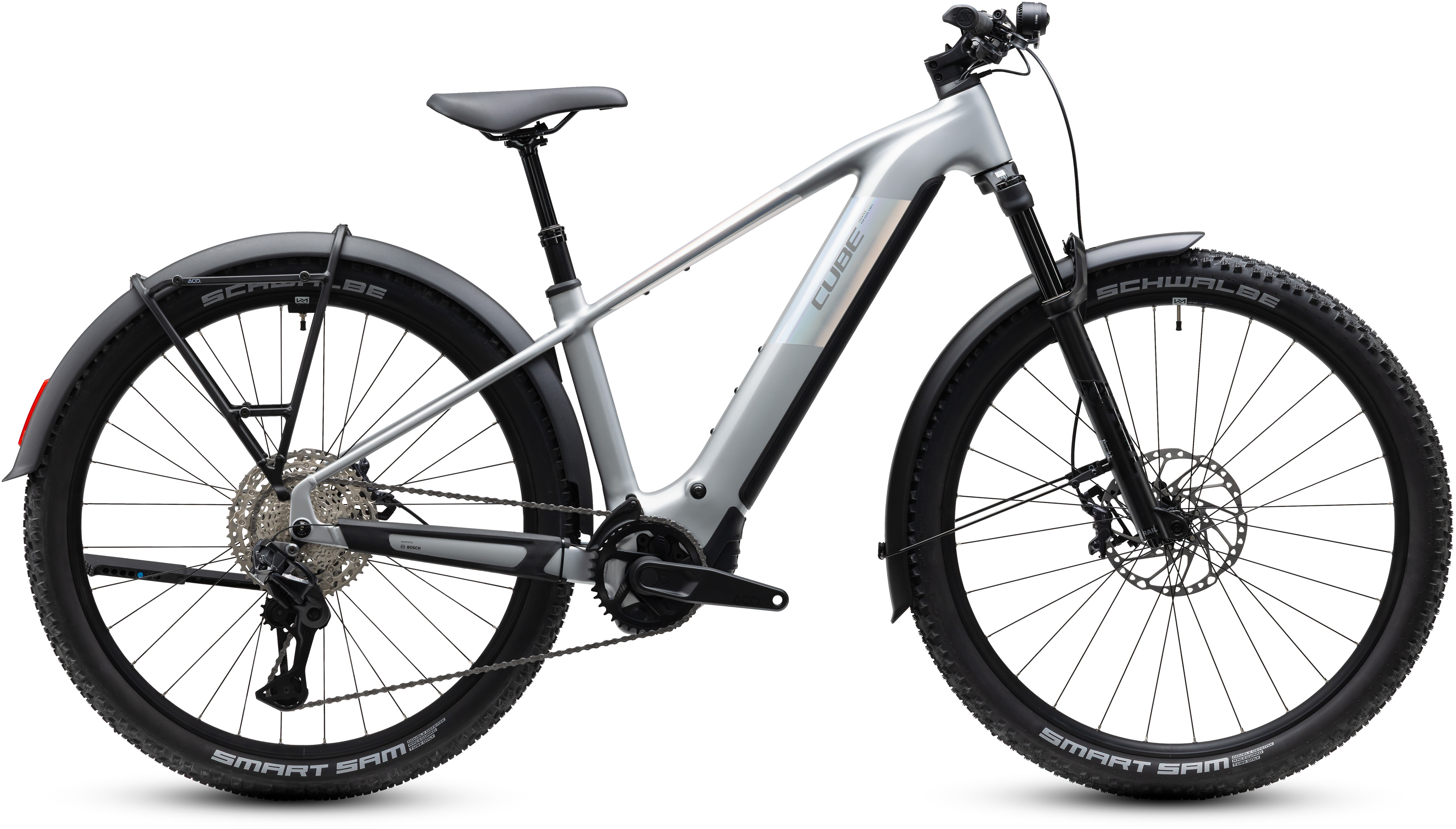 Ciclism - BICICLETA ELECTRICA CUBE REACTION HYBRID SLX 800 FE PLATINUM REFLEX 2027 cadru XXL (23") - roti 29