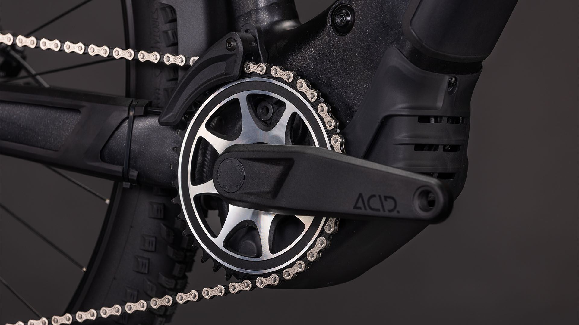 BICICLETA ELECTRICA CUBE REACTION HYBRID SLX 800 FE TRAPEZE SILVERDUST CHROME 2026 cadru XL (22") - roti 29 [4]