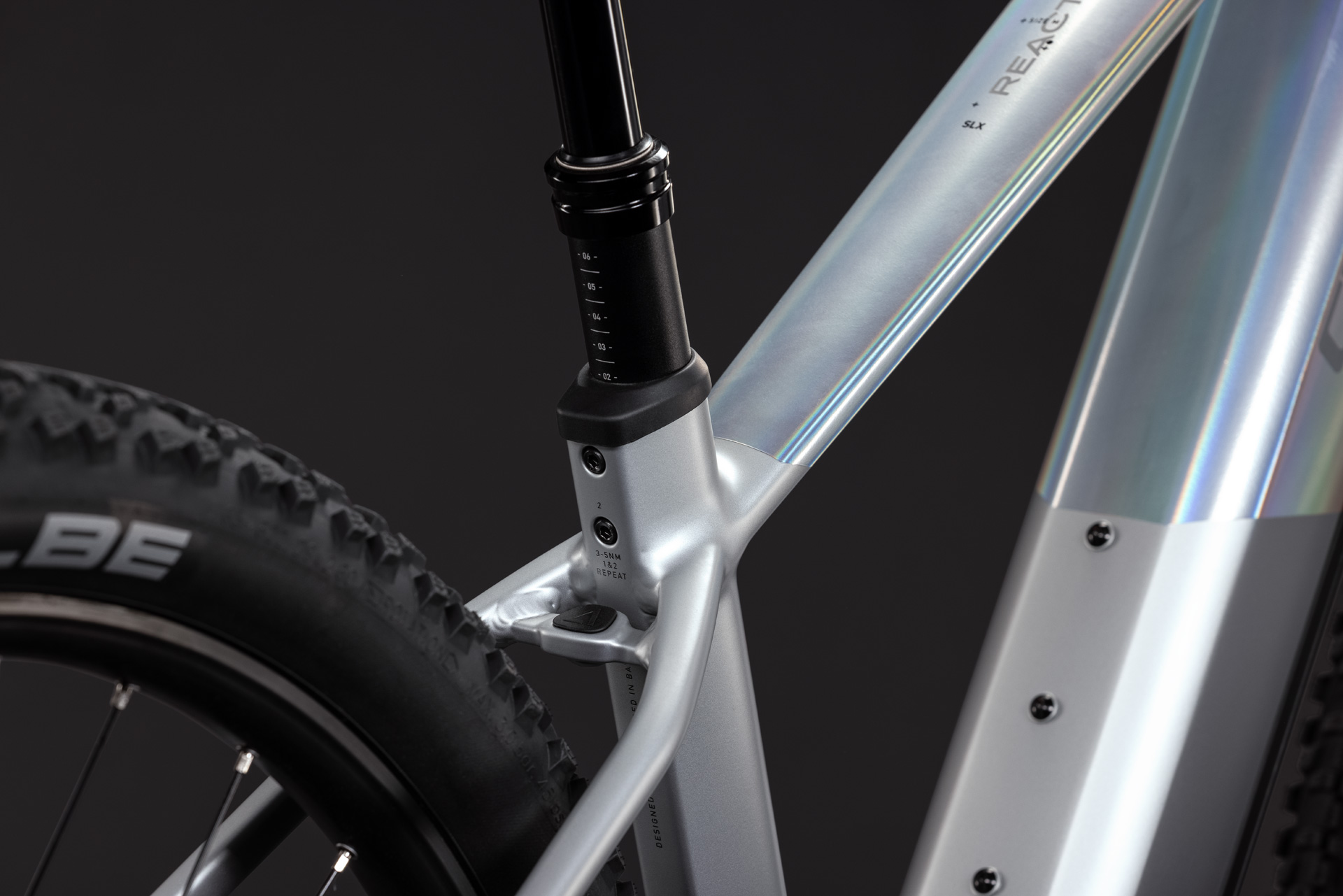 BICICLETA ELECTRICA CUBE REACTION HYBRID SLX 800 PLATINUM REFLEX 2027 cadru L (20") - roti 29 [3]
