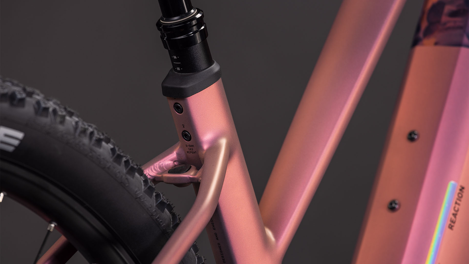 BICICLETA ELECTRICA CUBE REACTION HYBRID SLX 800 TRAPEZE SHIFTBLUSH ART 2026 cadru XL (22") - roti 29 [3]