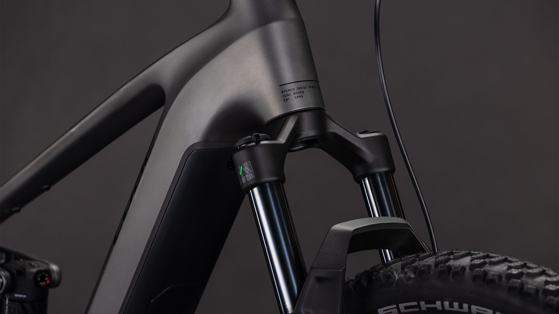 BICICLETA ELECTRICA CUBE STEREO HYBRID ONE22 RACE 800 SLABGREY CHROME 2026 cadru L (20") - roti 29 [4]