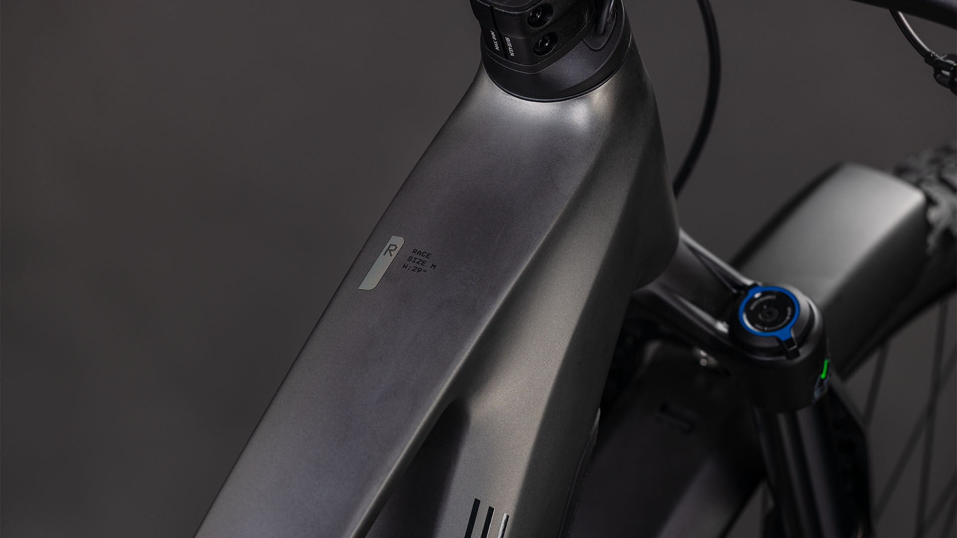 BICICLETA ELECTRICA CUBE STEREO HYBRID ONE22 RACE 800 FE SLABGREY CHROME 2026 cadru S (16") - roti 27.5 [2]