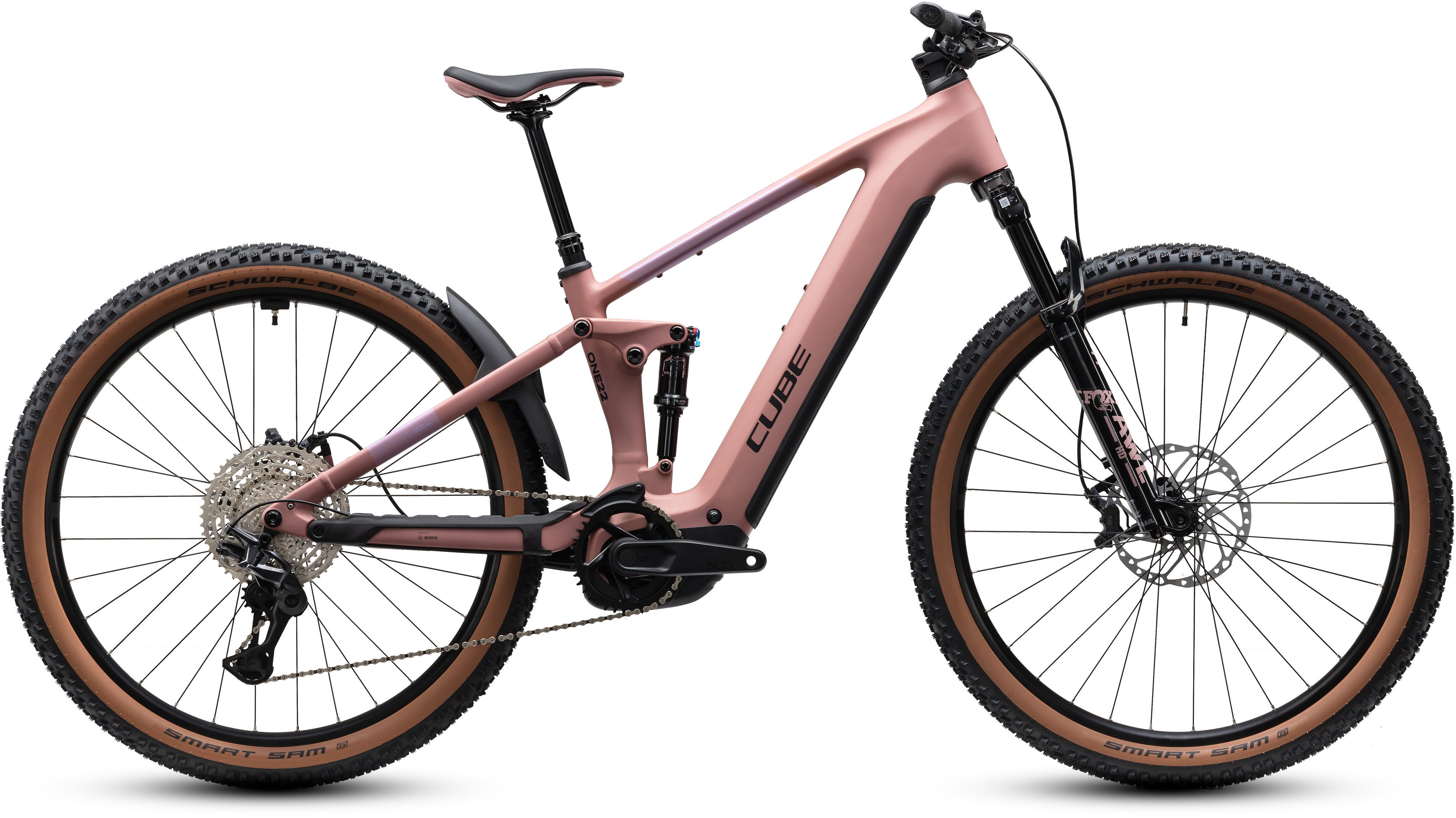 Ciclism - BICICLETA ELECTRICA CUBE STEREO HYBRID ONE22 SLX 800 RUBY BLACK 2027 cadru S (16") - roti 27.5