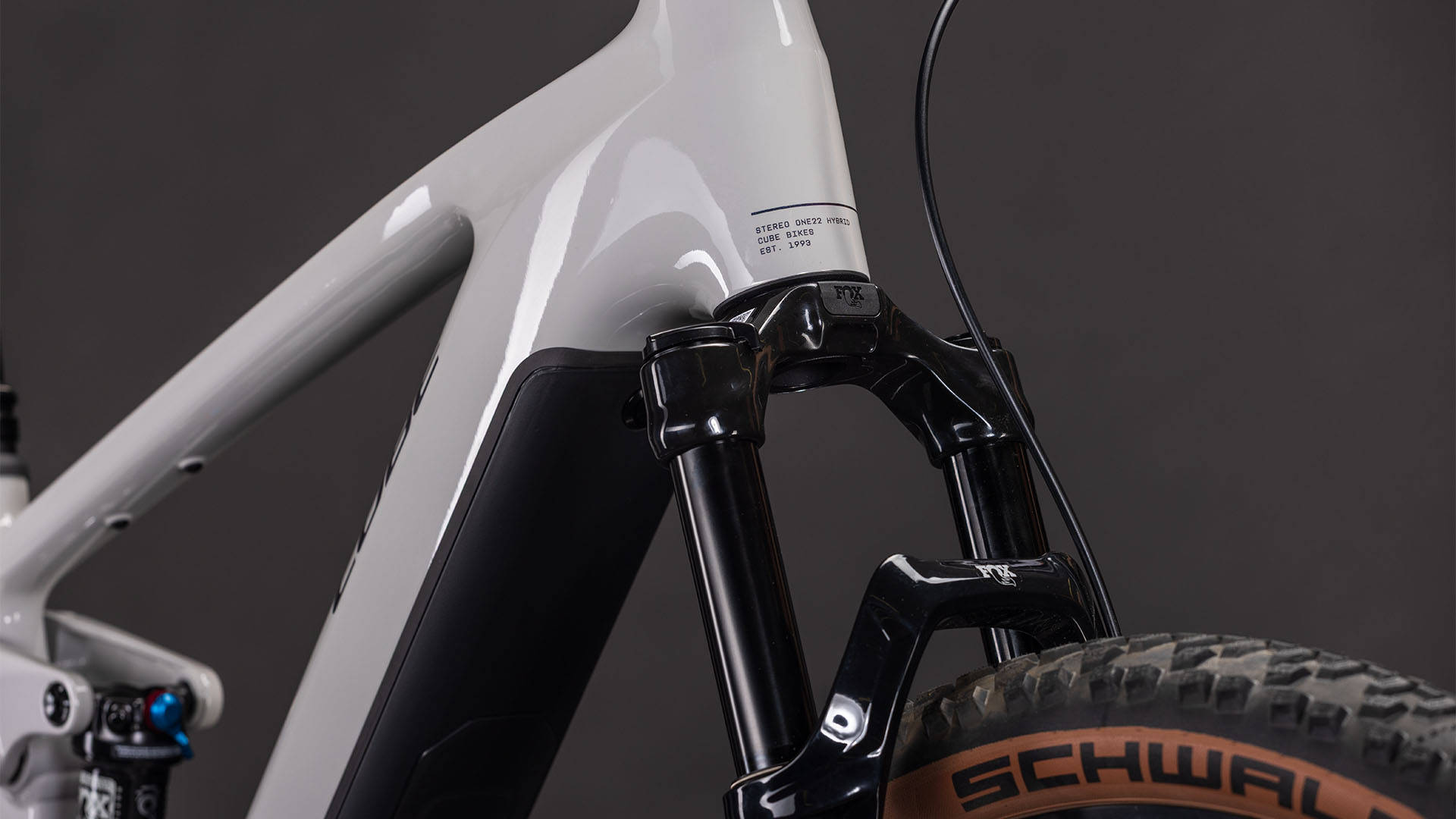 BICICLETA ELECTRICA CUBE STEREO HYBRID ONE22 SLX 800 GREIGE SWITCH 2026 cadru XL (22") - roti 29 [4]