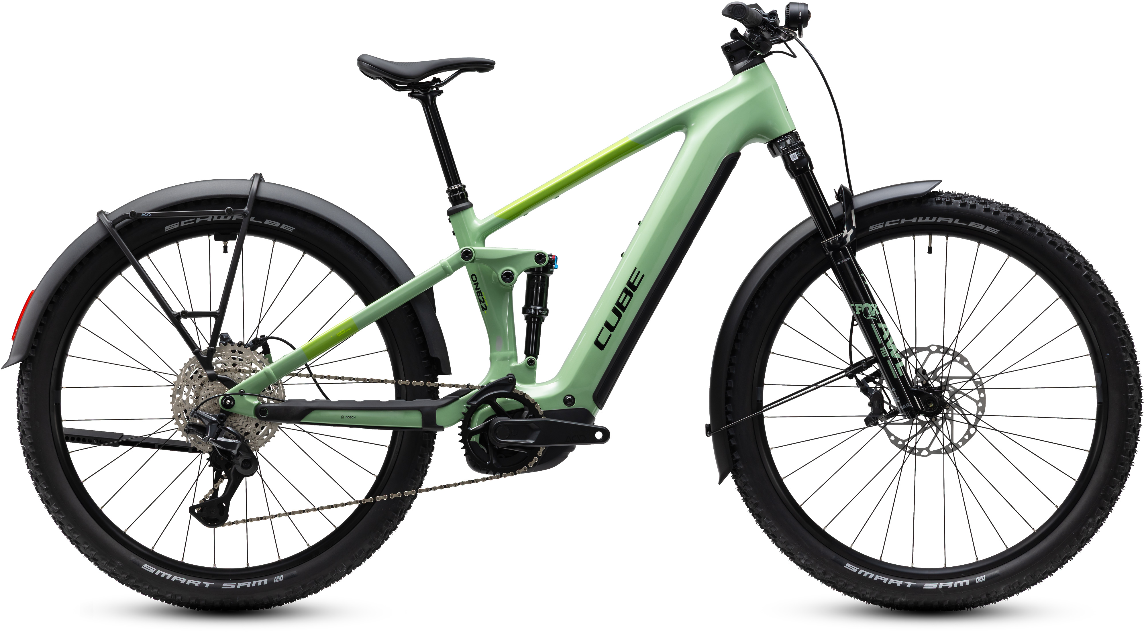 Ciclism - BICICLETA ELECTRICA CUBE STEREO HYBRID ONE22 SLX 800 FE CACTUS BLACK 2027 cadru L (20") - roti 29