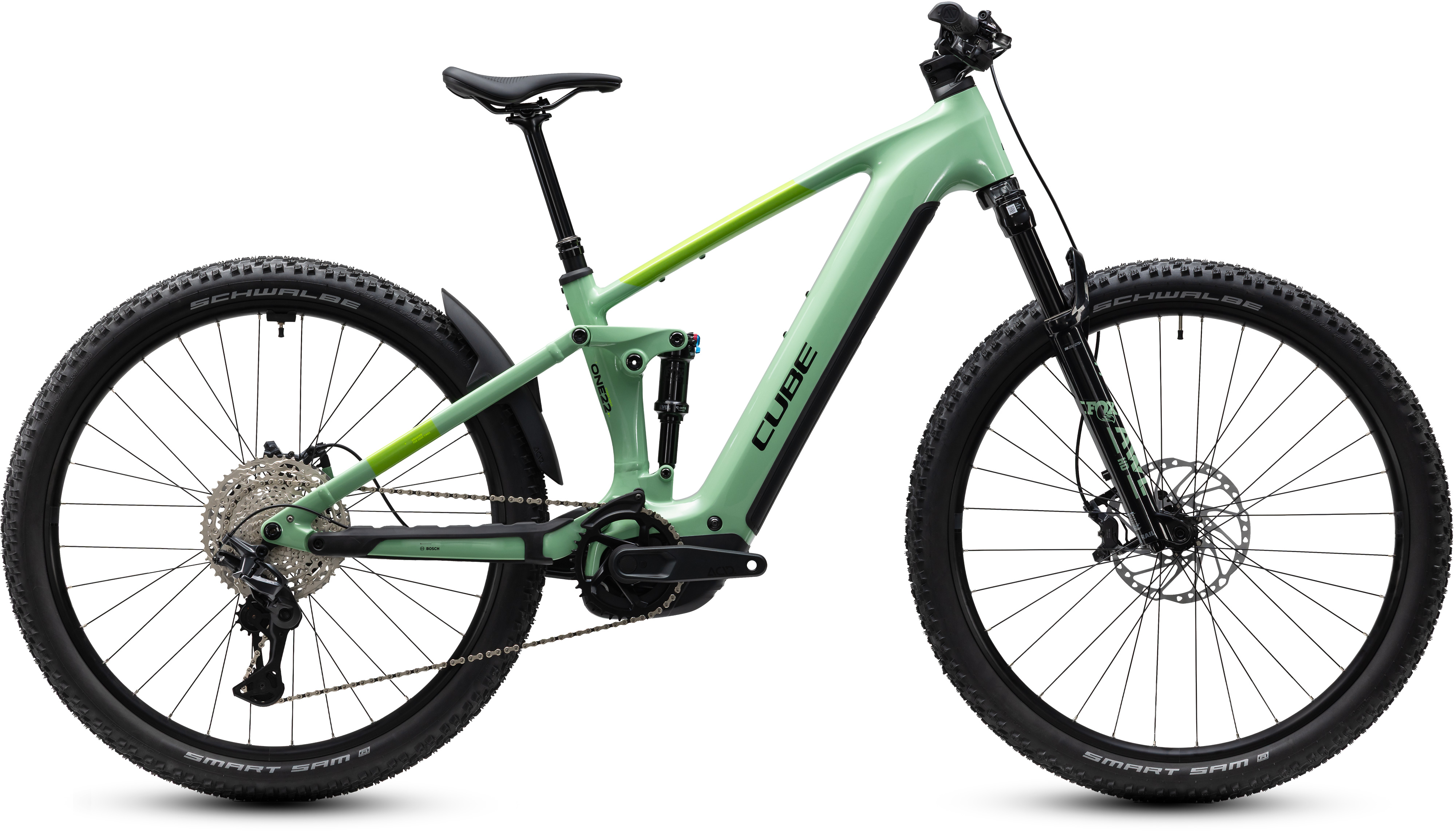 BICICLETA ELECTRICA CUBE STEREO HYBRID ONE22 SLX 800 CACTUS BLACK 2027 cadru L (20") - roti 29 [0]
