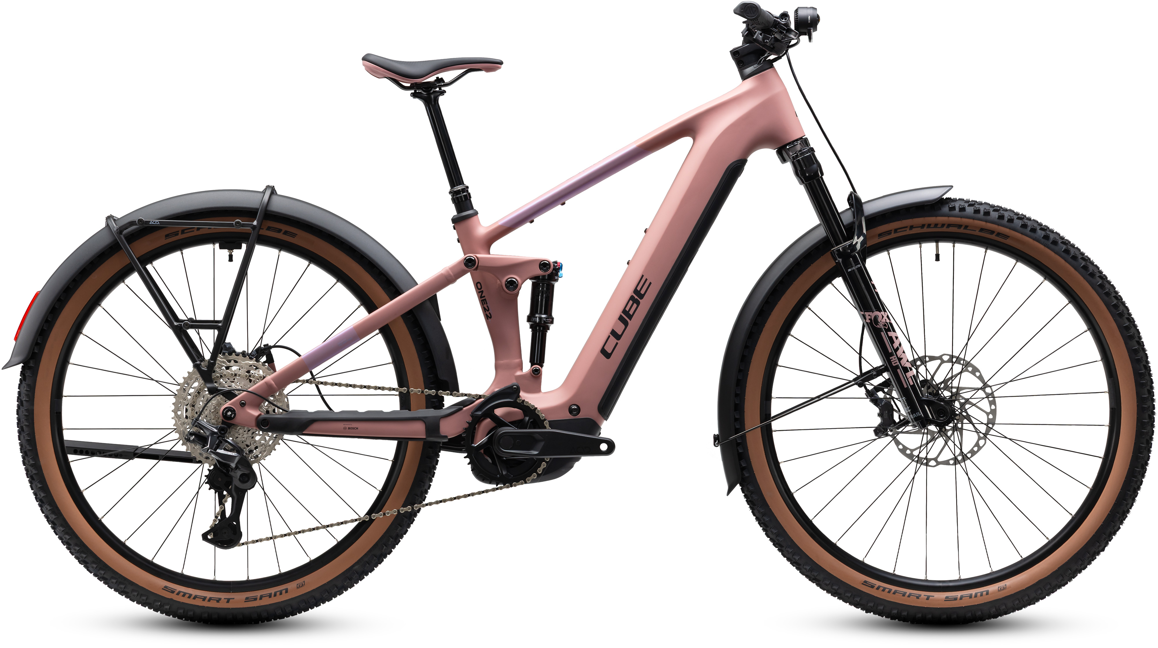 Ciclism - BICICLETA ELECTRICA CUBE STEREO HYBRID ONE22 SLX 800 FE RUBY BLACK 2027 cadru XL (22") - roti 29