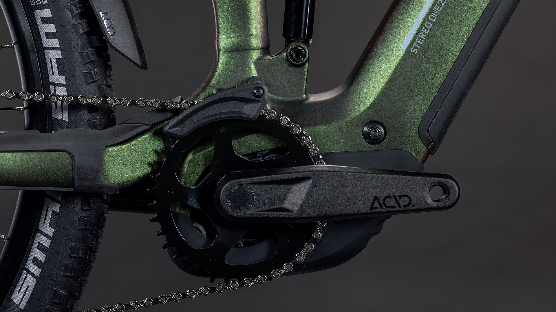 BICICLETA ELECTRICA CUBE STEREO HYBRID ONE22 SLX 800 STELLAR GREEN 2026 cadru XL (22") - roti 29 [3]