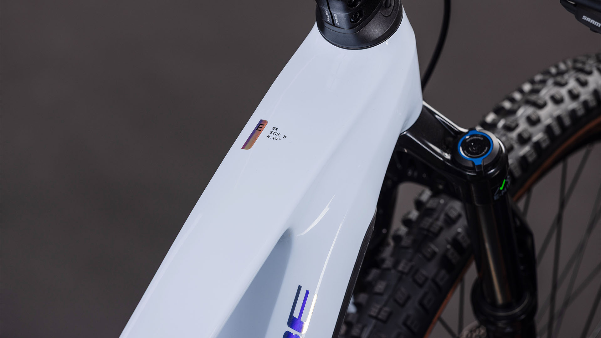 BICICLETA ELECTRICA CUBE STEREO HYBRID ONE44 EX 800 ICEBLUE PRISM 2026 cadru L (20") - roti 29 [1]