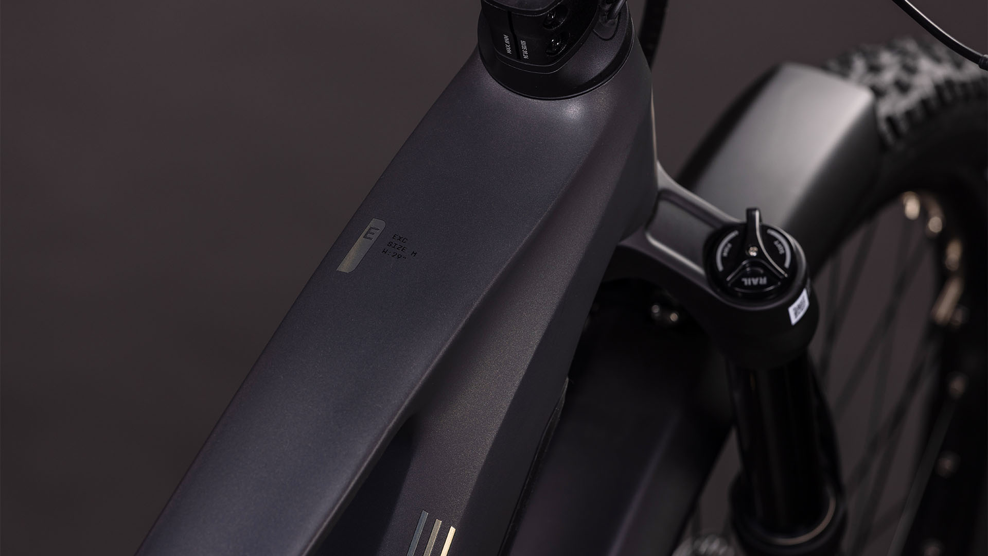 BICICLETA ELECTRICA CUBE STEREO HYBRID ONE44 EXC 800 FE IRONGREY CHROME 2026 cadru L (20") - roti 29 [1]