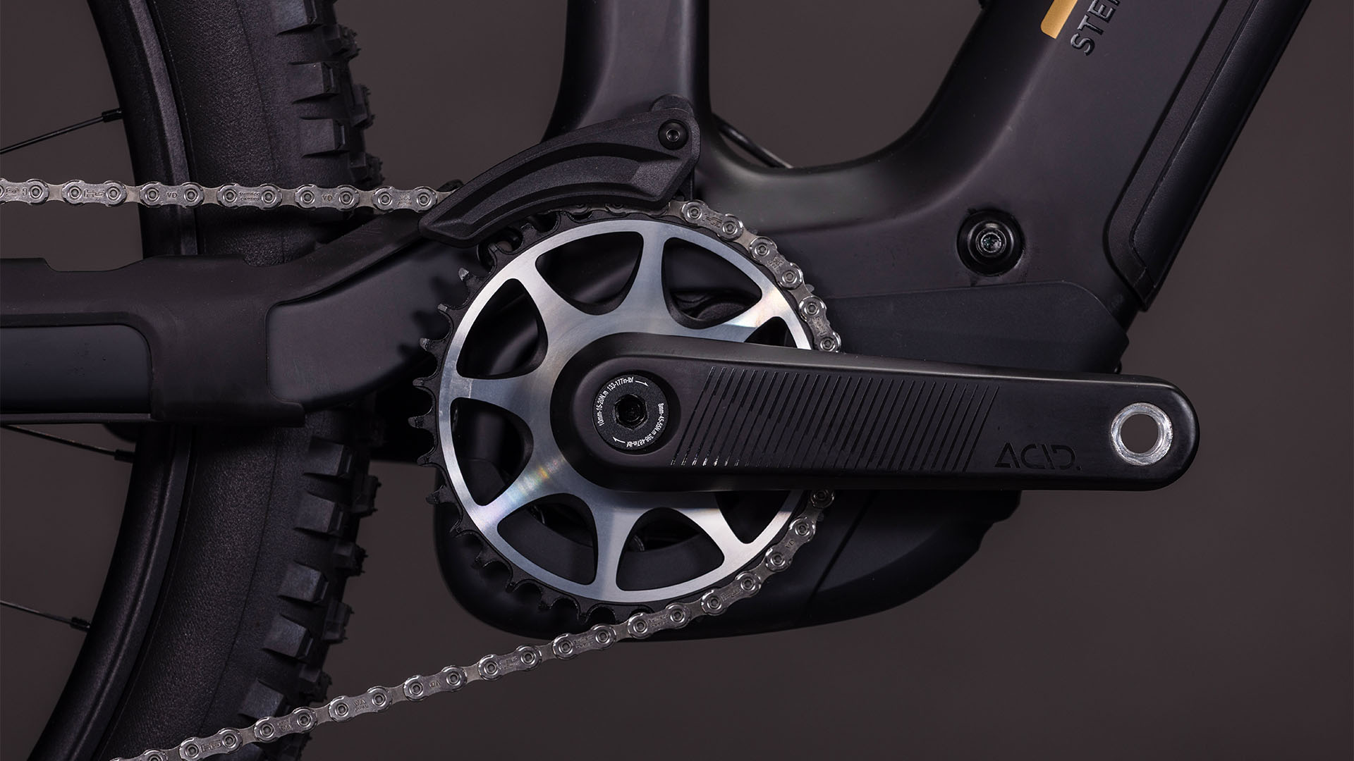 BICICLETA ELECTRICA CUBE STEREO HYBRID ONE44 HPC AT 800 CARBON GOLD 2026 cadru S (16") - roti 27.5 [3]