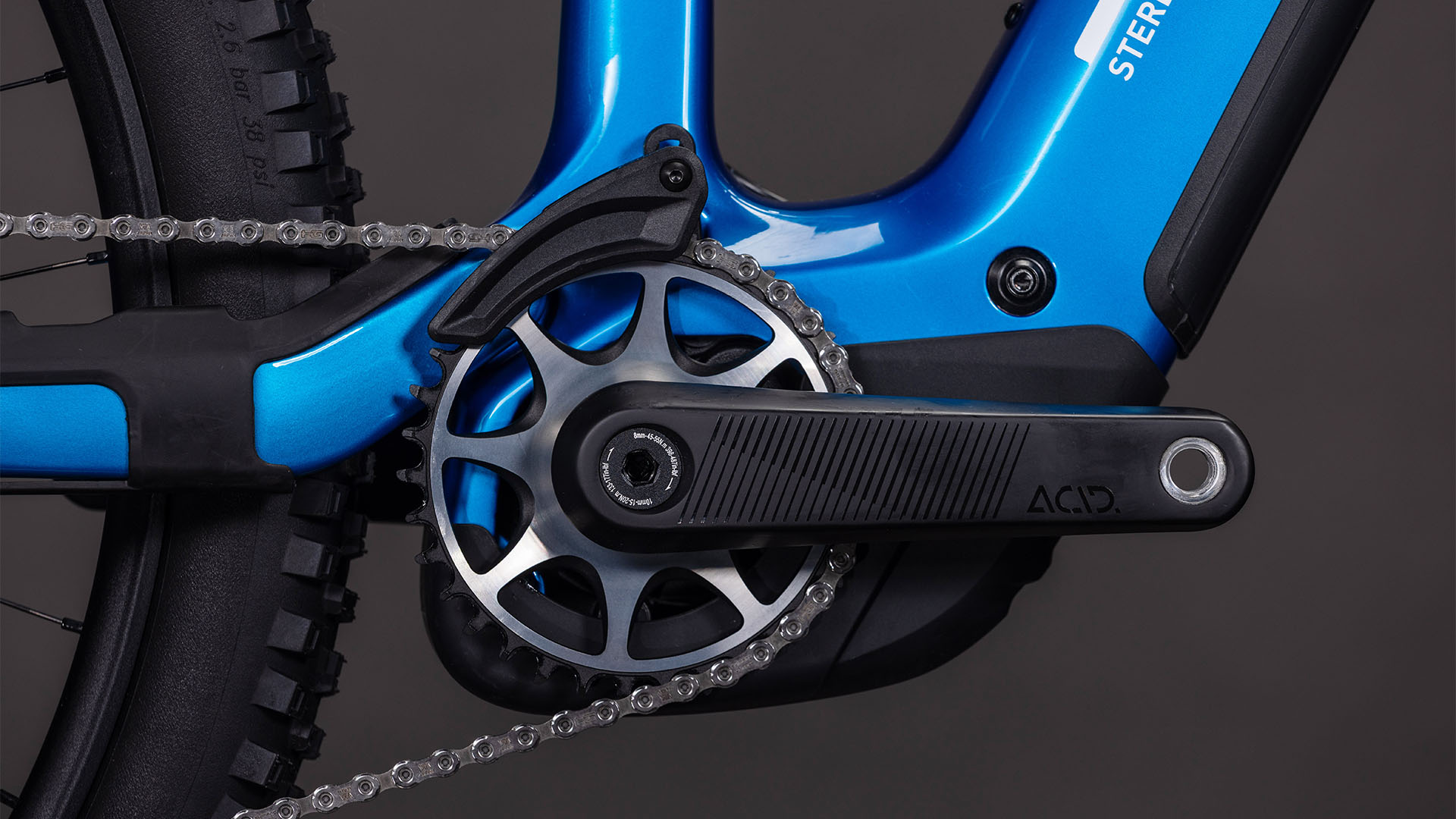 BICICLETA ELECTRICA CUBE STEREO HYBRID ONE44 HPC AT 800 ACTIONTEAM 2026 cadru S (16") - roti 27.5 [4]