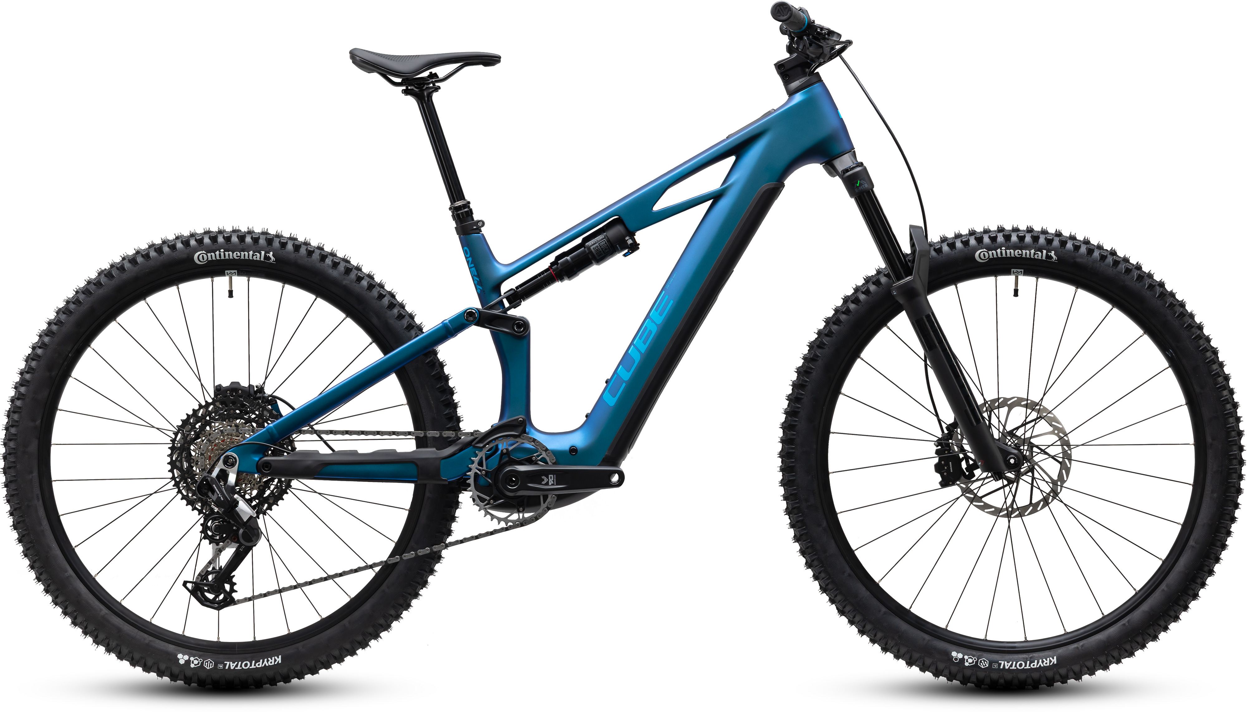 Ciclism - BICICLETA ELECTRICA CUBE STEREO HYBRID ONE44 HPC EXC 800 NEBULA BLUE 2027 cadru S (16") - roti 27.5