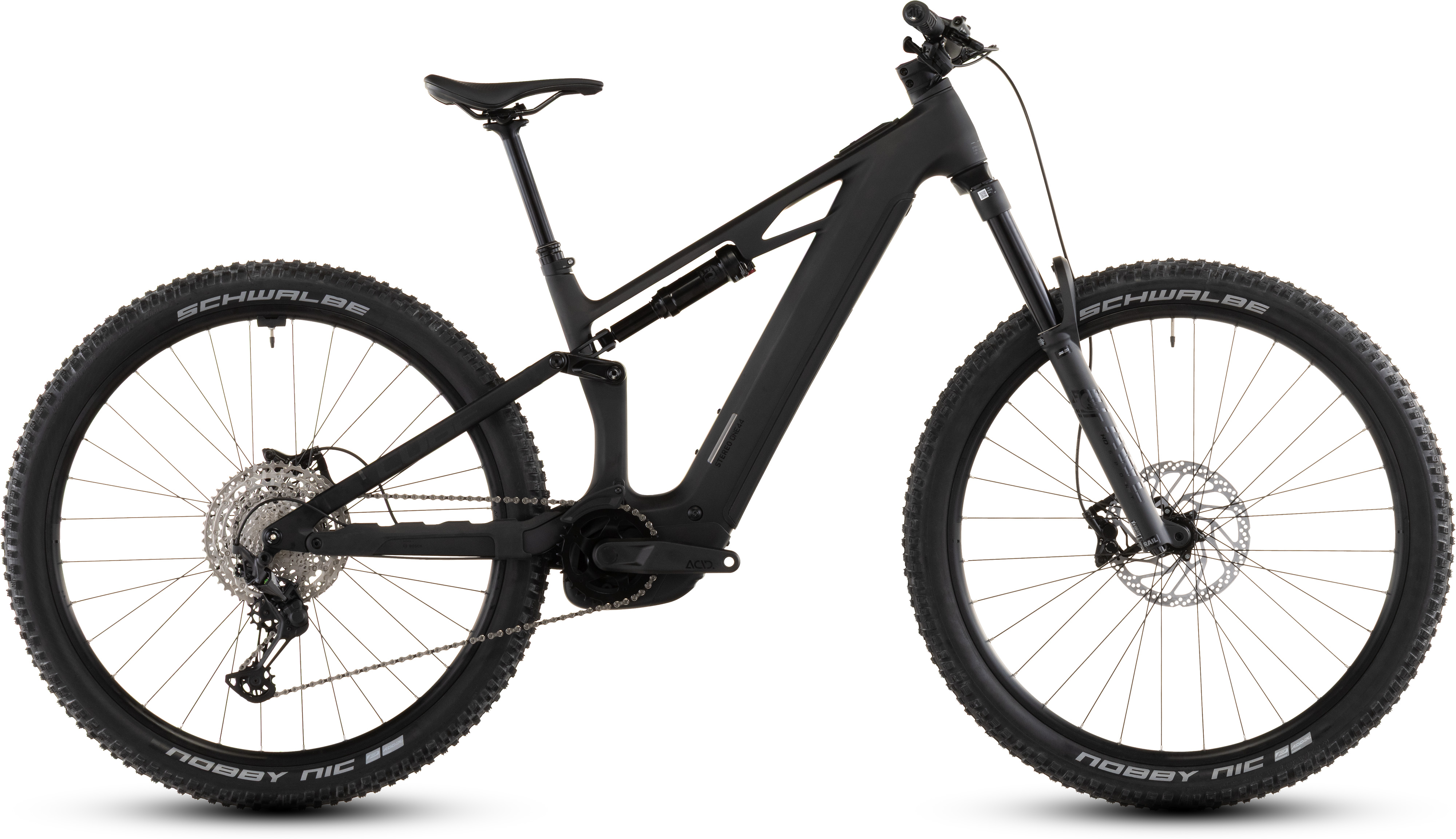 Biciclete electrice - BICICLETA ELECTRICA CUBE STEREO HYBRID ONE44 HPC RACE 800 BLACKLINE 2026 cadru XL (22") - roti 29