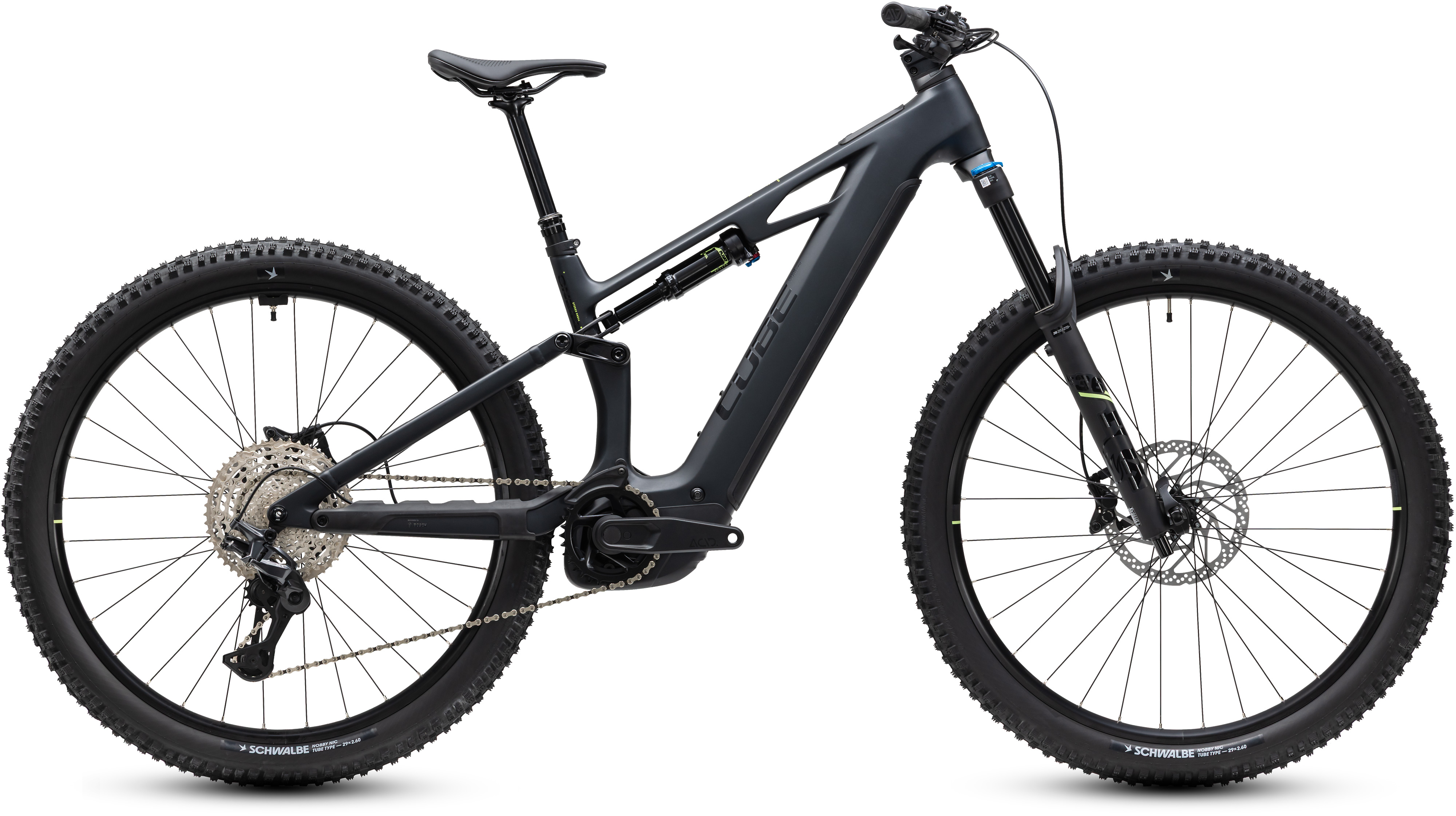 Ciclism - BICICLETA ELECTRICA CUBE STEREO HYBRID ONE44 HPC RACE 800 COAL GREEN 2027 cadru L (20") - roti 29