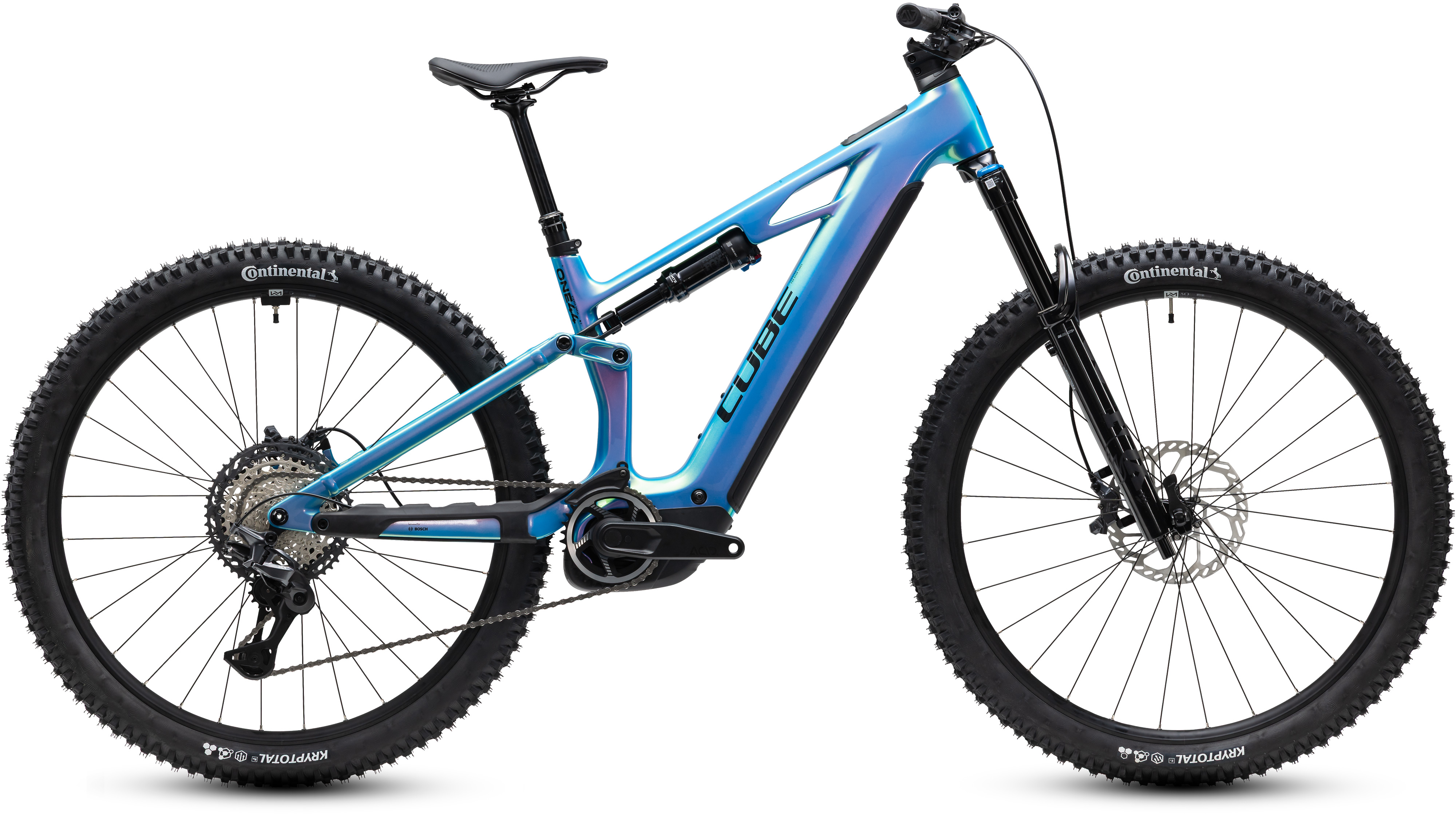 Ciclism - BICICLETA ELECTRICA CUBE STEREO HYBRID ONE44 HPC SLX 800 DREAM BLACK 2027 cadru XL (22") - roti 29