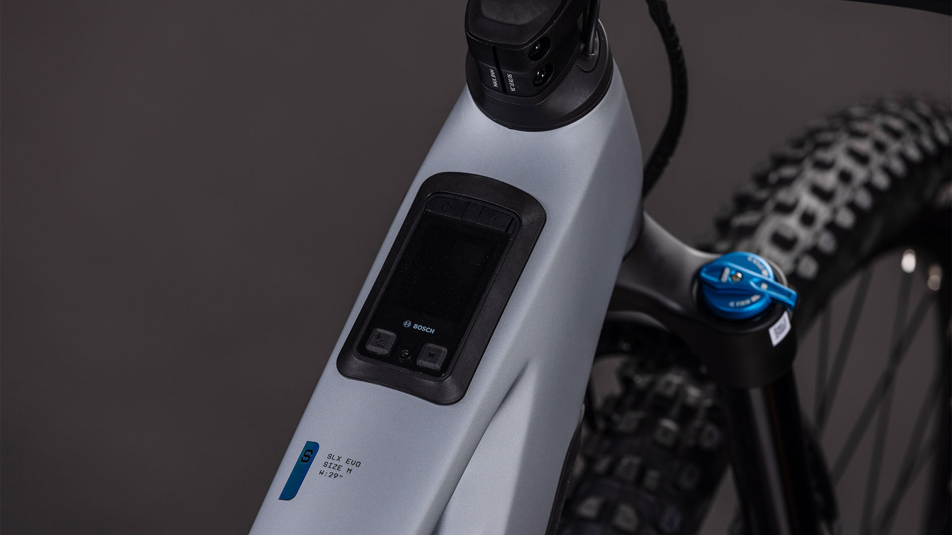 BICICLETA ELECTRICA CUBE STEREO HYBRID ONE44 HPC SLX EVO 800 SLATEGREY BLACK 2026 cadru XL (22") - roti 29 [1]