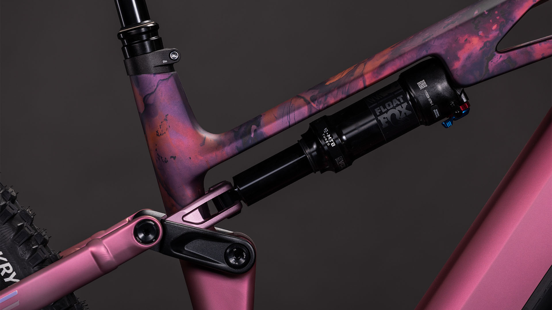 BICICLETA ELECTRICA CUBE STEREO HYBRID ONE44 HPC SLX 800 SHIFTBLUSH ART 2026 cadru S (16") - roti 27.5 [3]