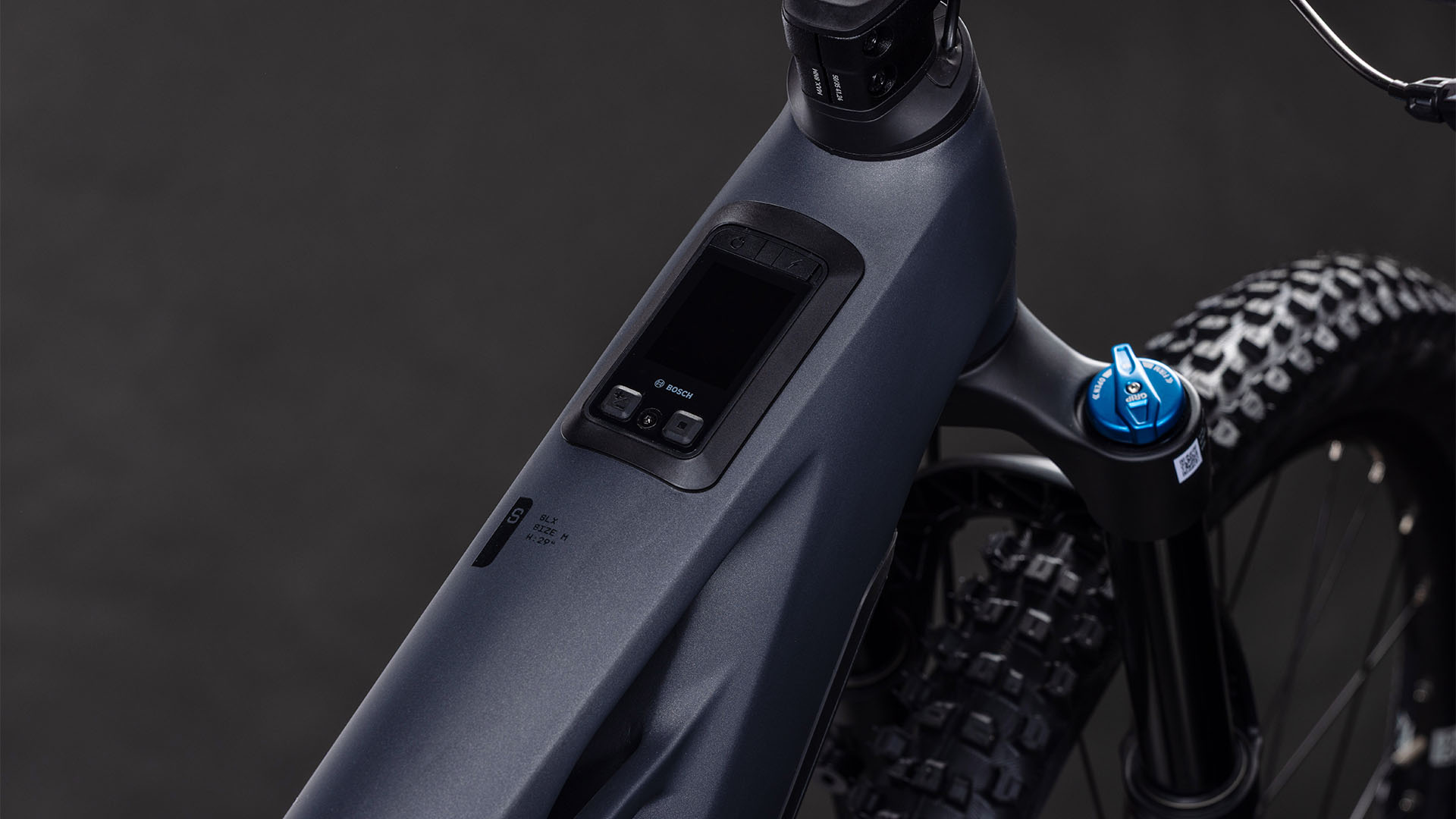 BICICLETA ELECTRICA CUBE STEREO HYBRID ONE44 HPC SLX 800 SLABGREY ORANGE 2026 cadru L (20") - roti 29 [1]