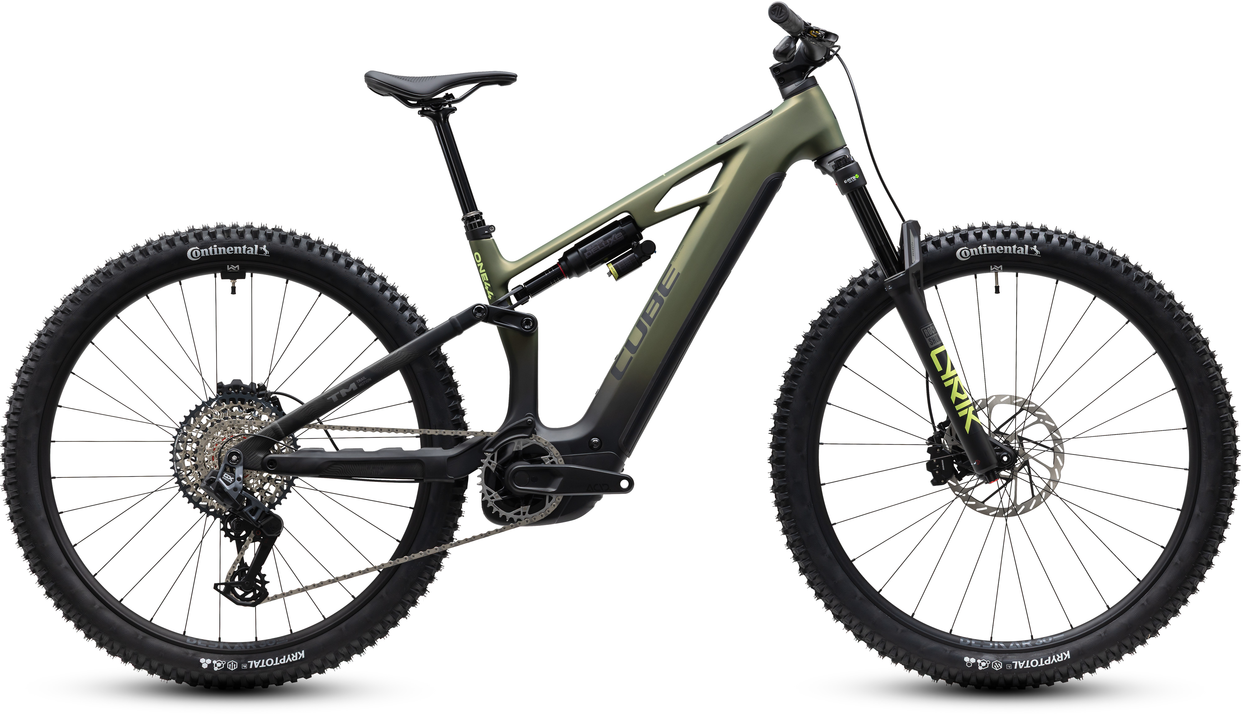 BICICLETA ELECTRICA CUBE STEREO HYBRID ONE44 HPC TM 800 REEDGREEN GILLS 2027 cadru XL (22") - roti 29 [0]