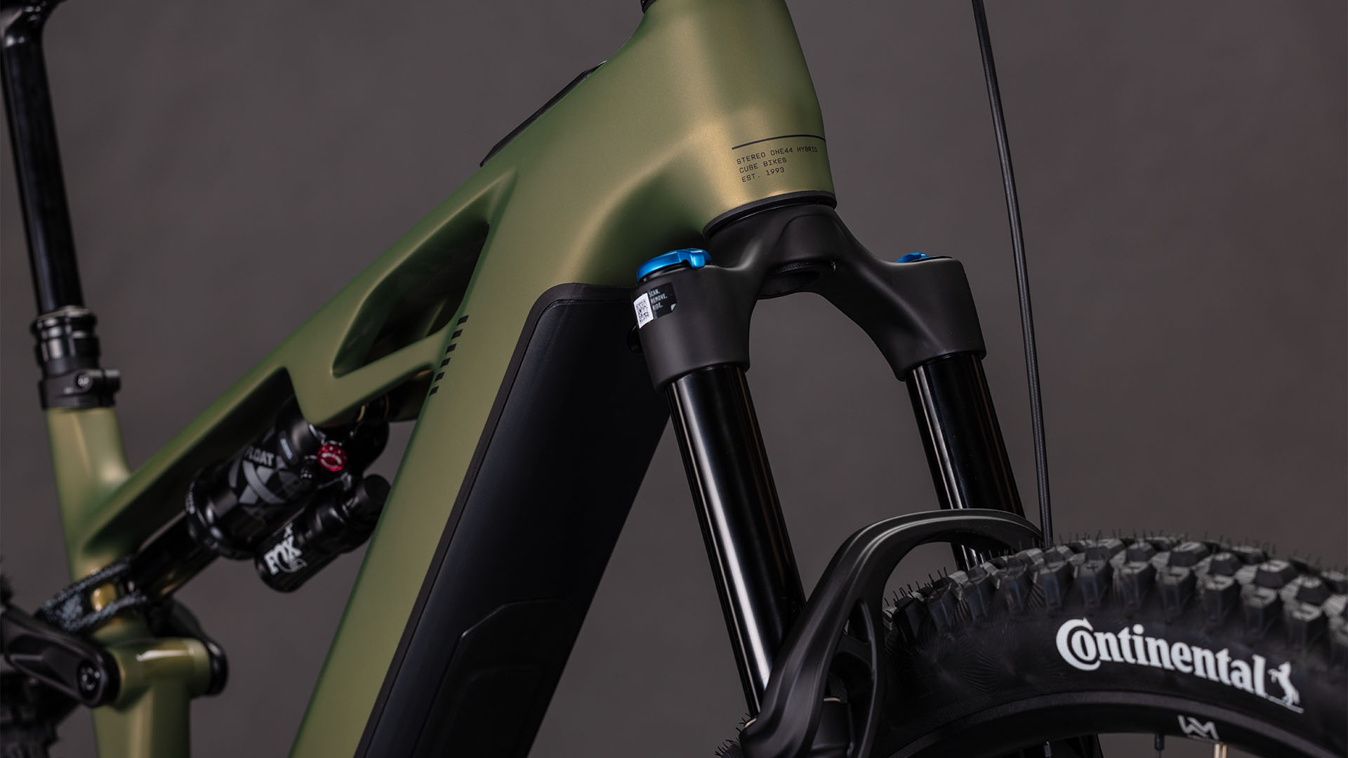 BICICLETA ELECTRICA CUBE STEREO HYBRID ONE44 HPC TM 800 REEDGREEN MATRIX 2026 cadru XL (22") - roti 29 [3]