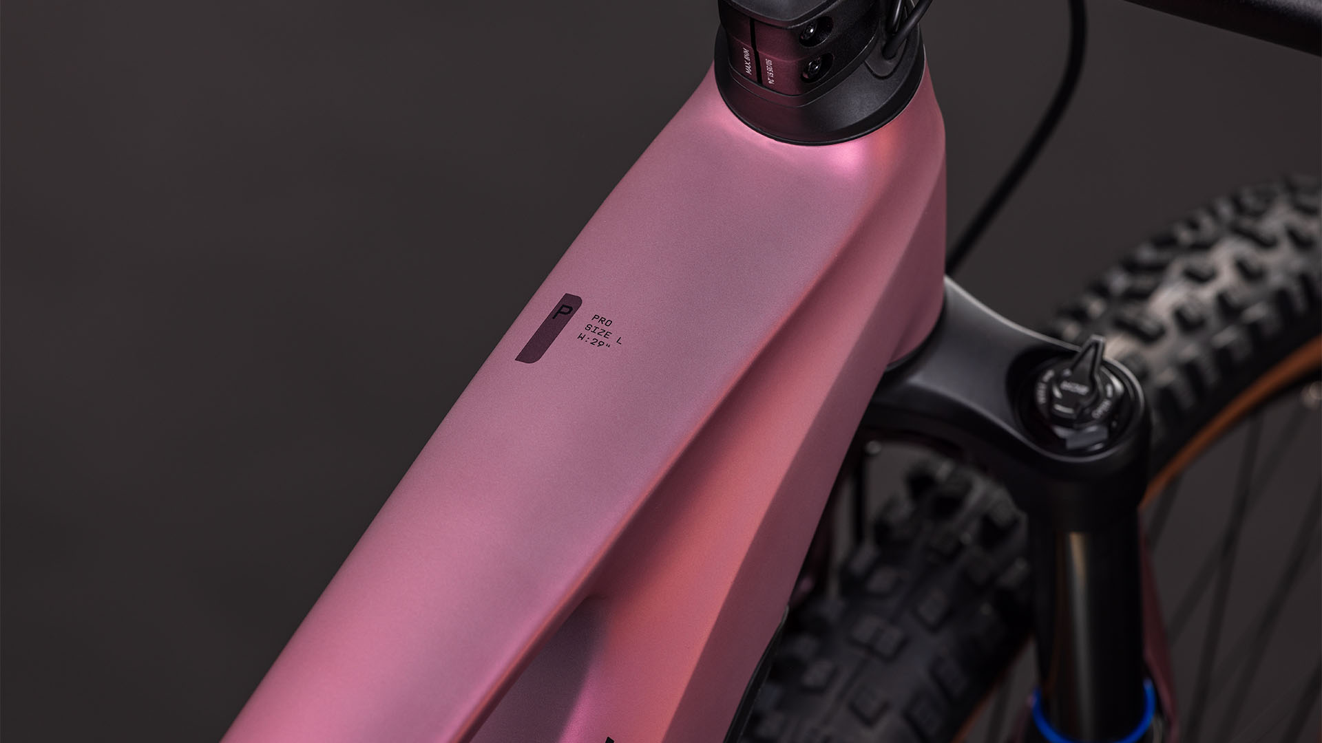 BICICLETA ELECTRICA CUBE STEREO HYBRID ONE44 PRO 800 SHIFTBLUSH RAISIN 2026 cadru XL (22") - roti 29 [1]