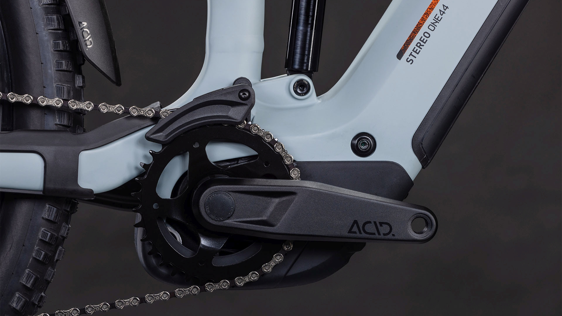 BICICLETA ELECTRICA CUBE STEREO HYBRID ONE44 PRO 800 VULCAN ORANGE 2026 cadru M (18") - roti 29 [3]