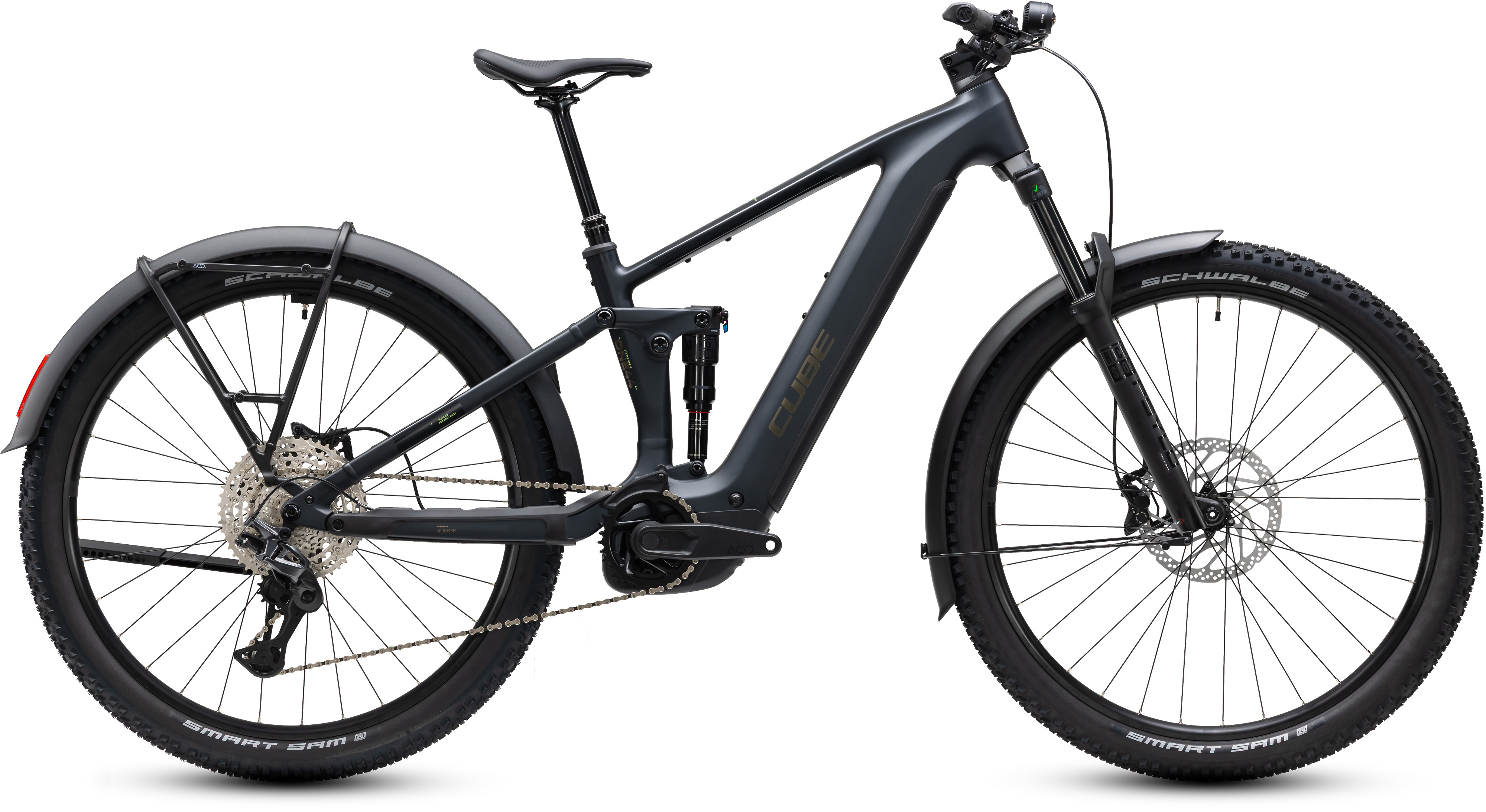 Ciclism - BICICLETA ELECTRICA CUBE STEREO HYBRID ONE44 PRO 800 FE COAL BLACK 2027 cadru S (16") - roti 27.5