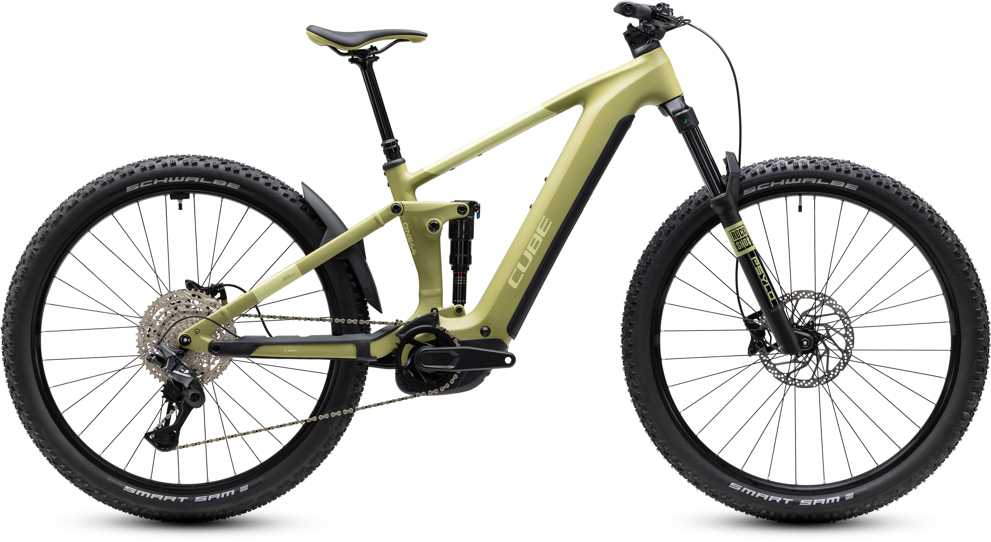 Ciclism - BICICLETA ELECTRICA CUBE STEREO HYBRID ONE44 PRO 800 SOFTWILLOW GREEN 2027 cadru L (20") - roti 29