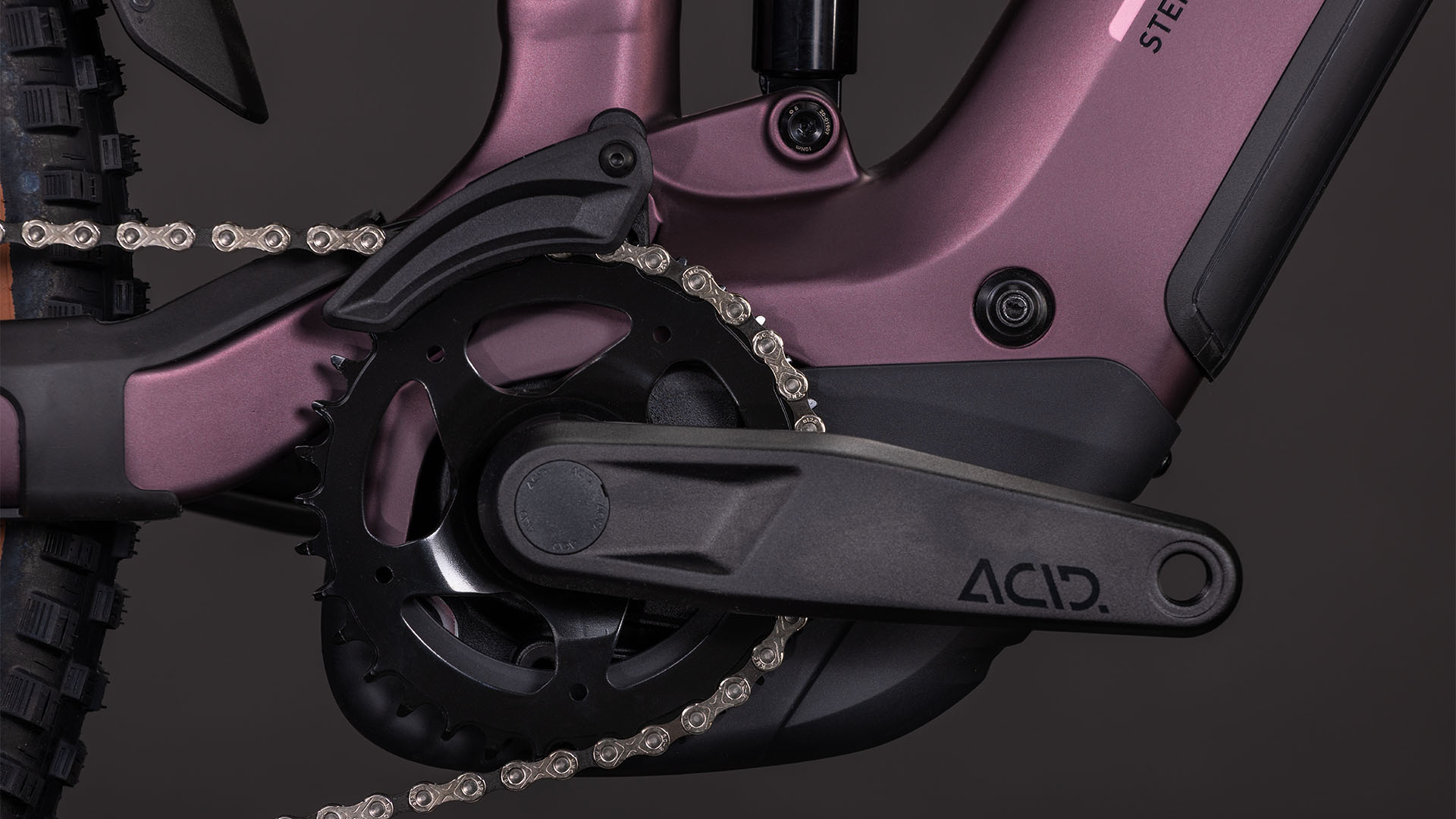 BICICLETA ELECTRICA CUBE STEREO HYBRID ONE44 PRO 800 SHIFTBLUSH RAISIN 2026 cadru M (18") - roti 29 [3]